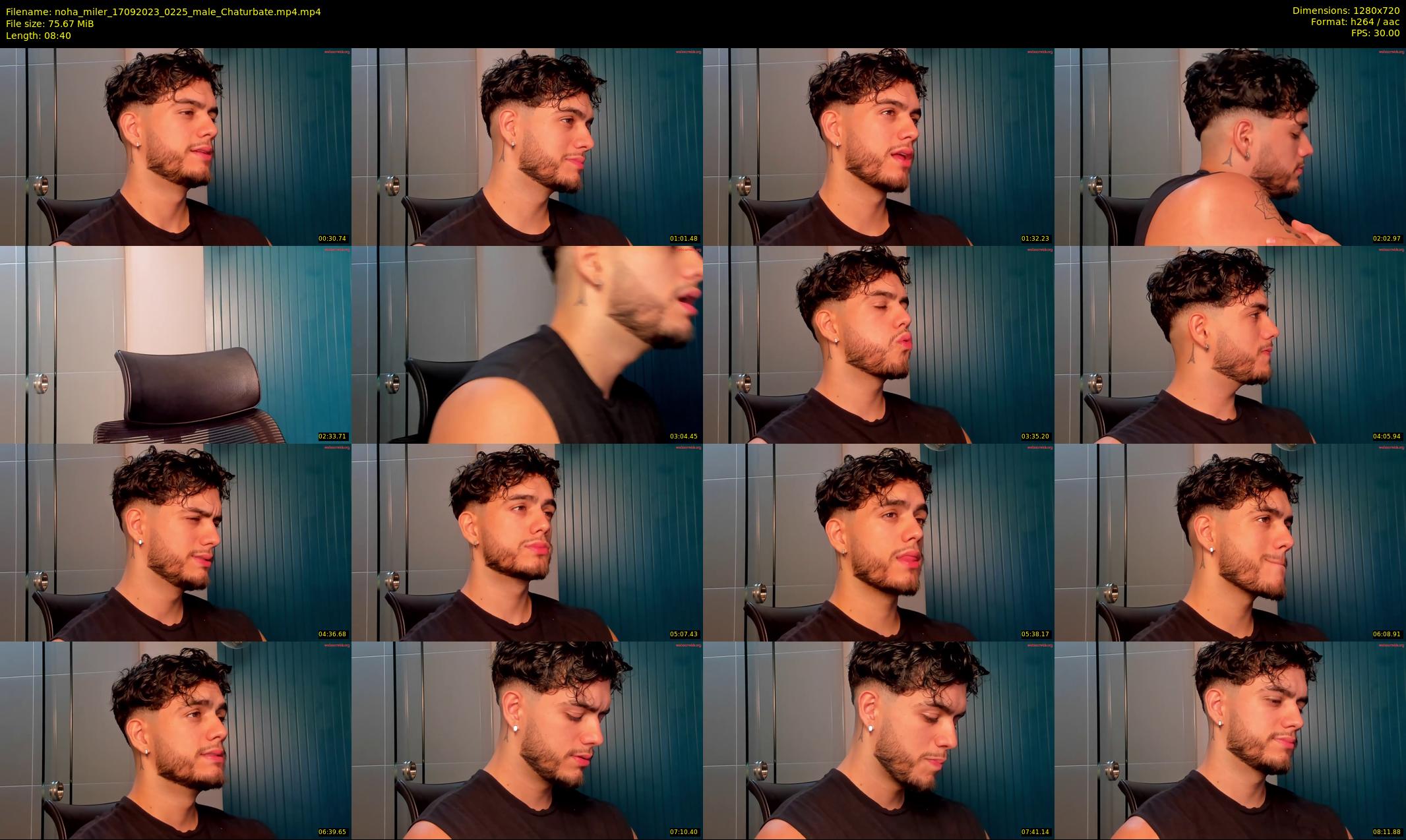 noha_miler — 9 minute Chaturbate male cam show recording, 720p, Sep 17, 2023