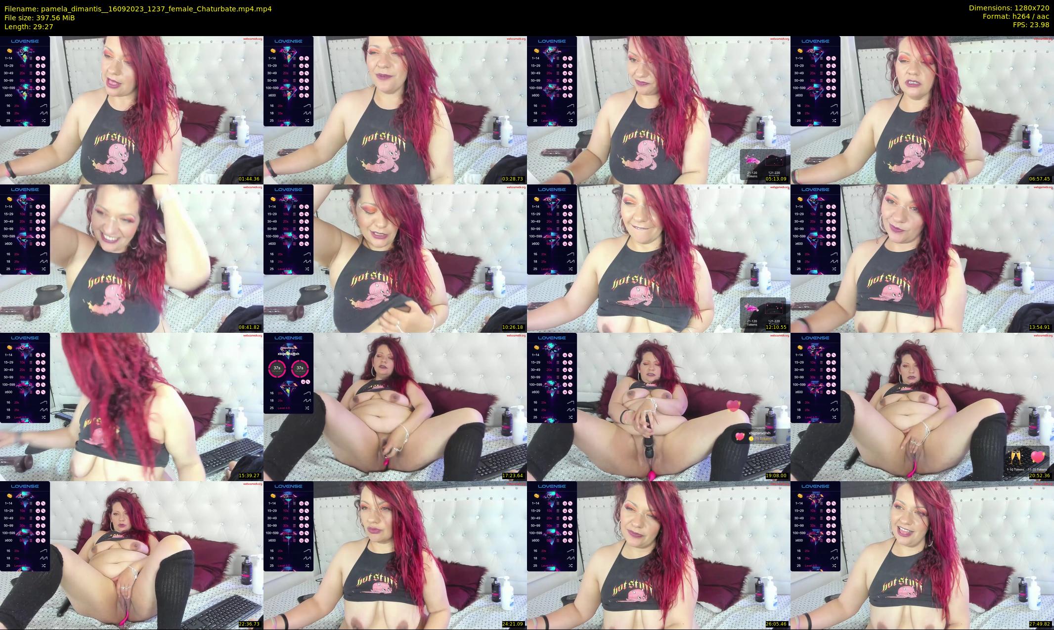 pamela_dimantis_ — 30 minute Chaturbate female cam show recording, 720p, Sep 16, 2023