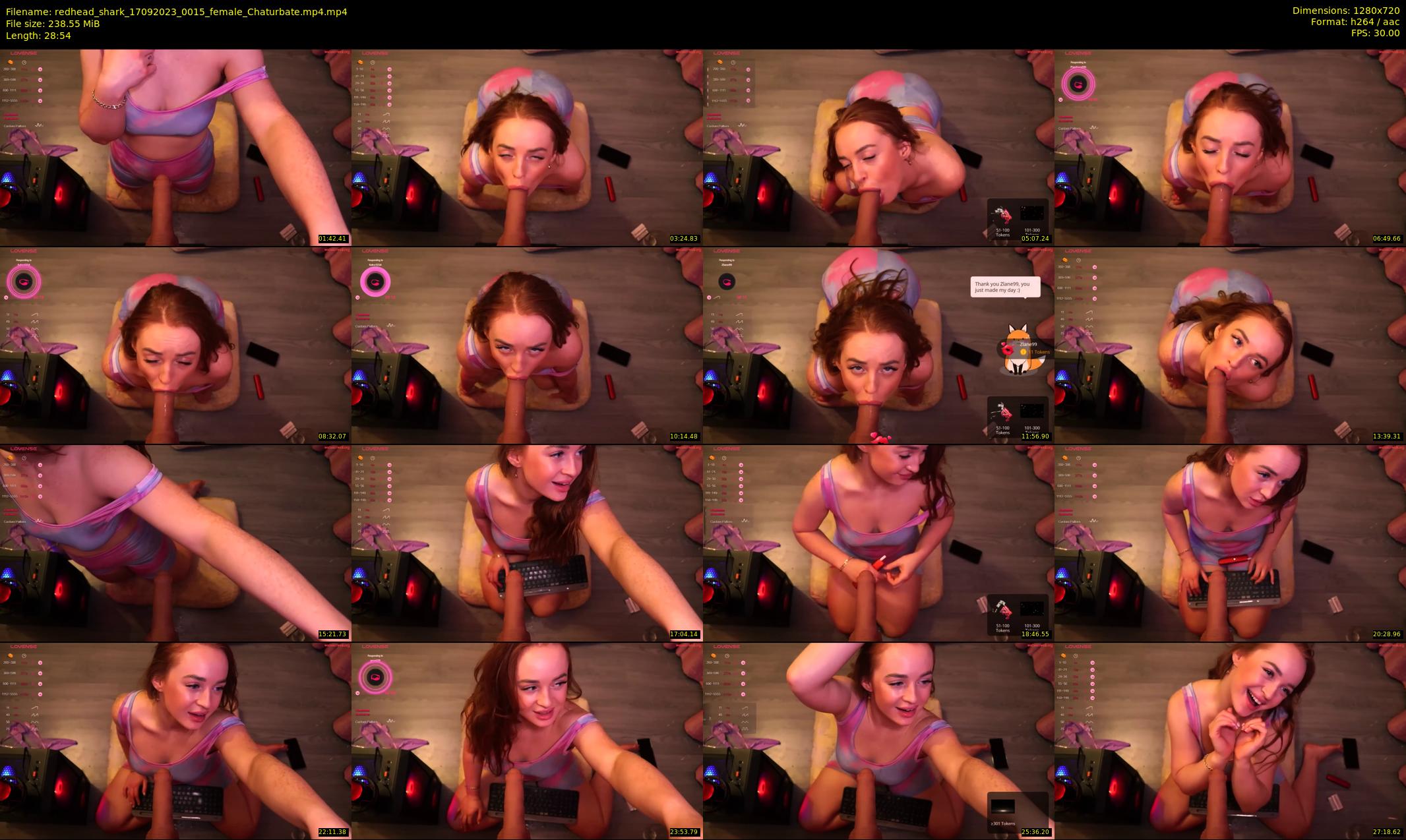 redhead_shark — 29 minute Chaturbate female cam show recording, 720p, Sep 17, 2023