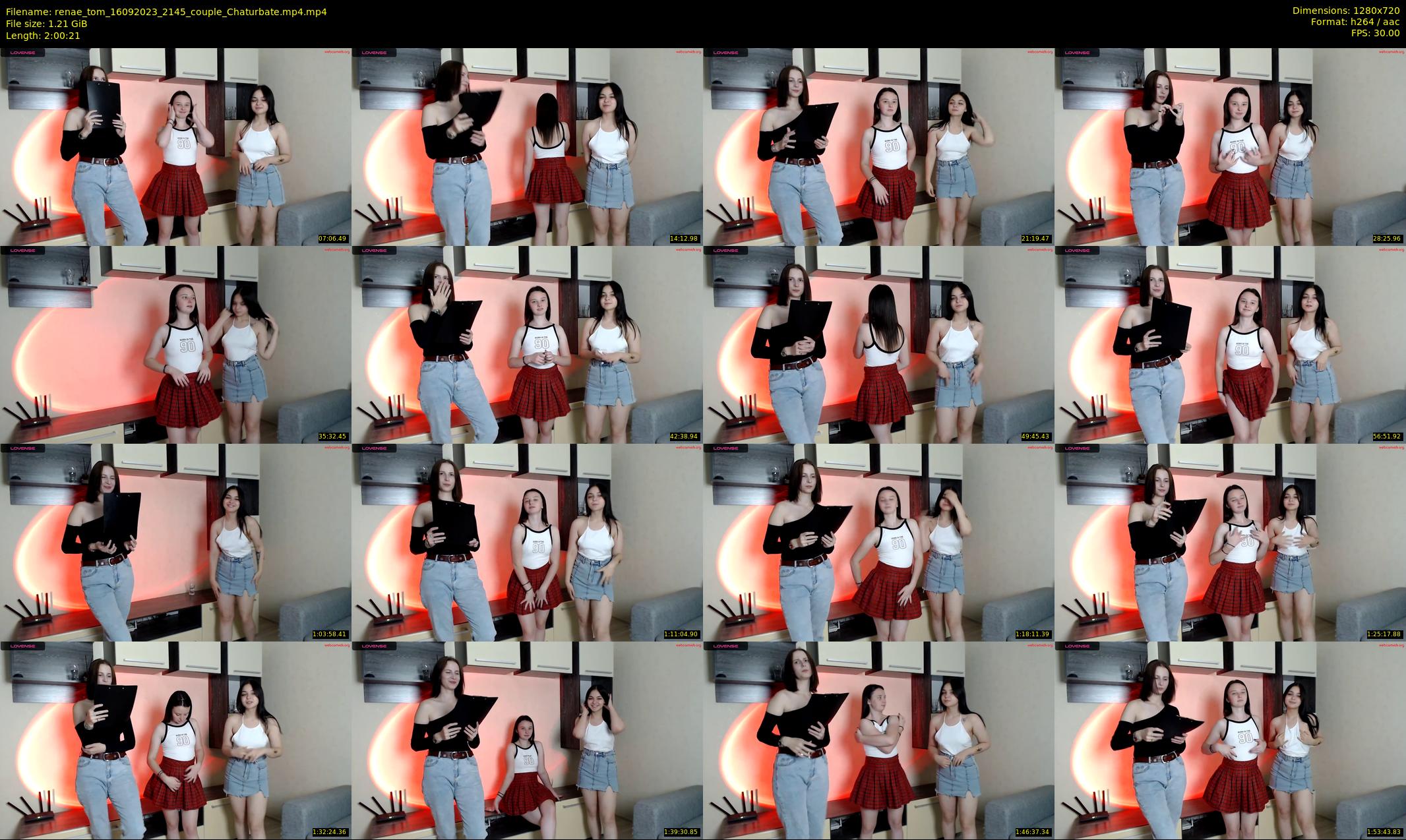 renae_tom — 121 minute Chaturbate couple cam show recording, 720p, Sep 16, 2023