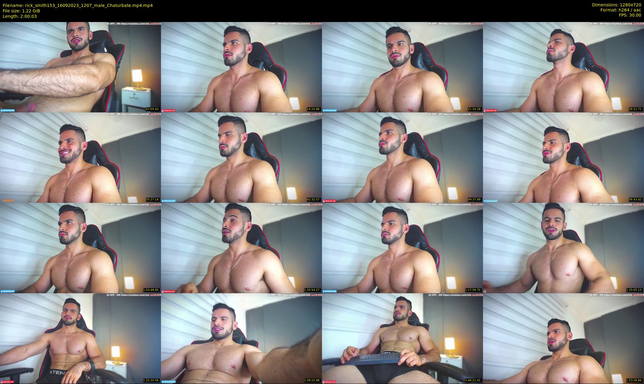 rick_smith153 — 121 minute Chaturbate male cam show recording, 720p, Sep 16, 2023