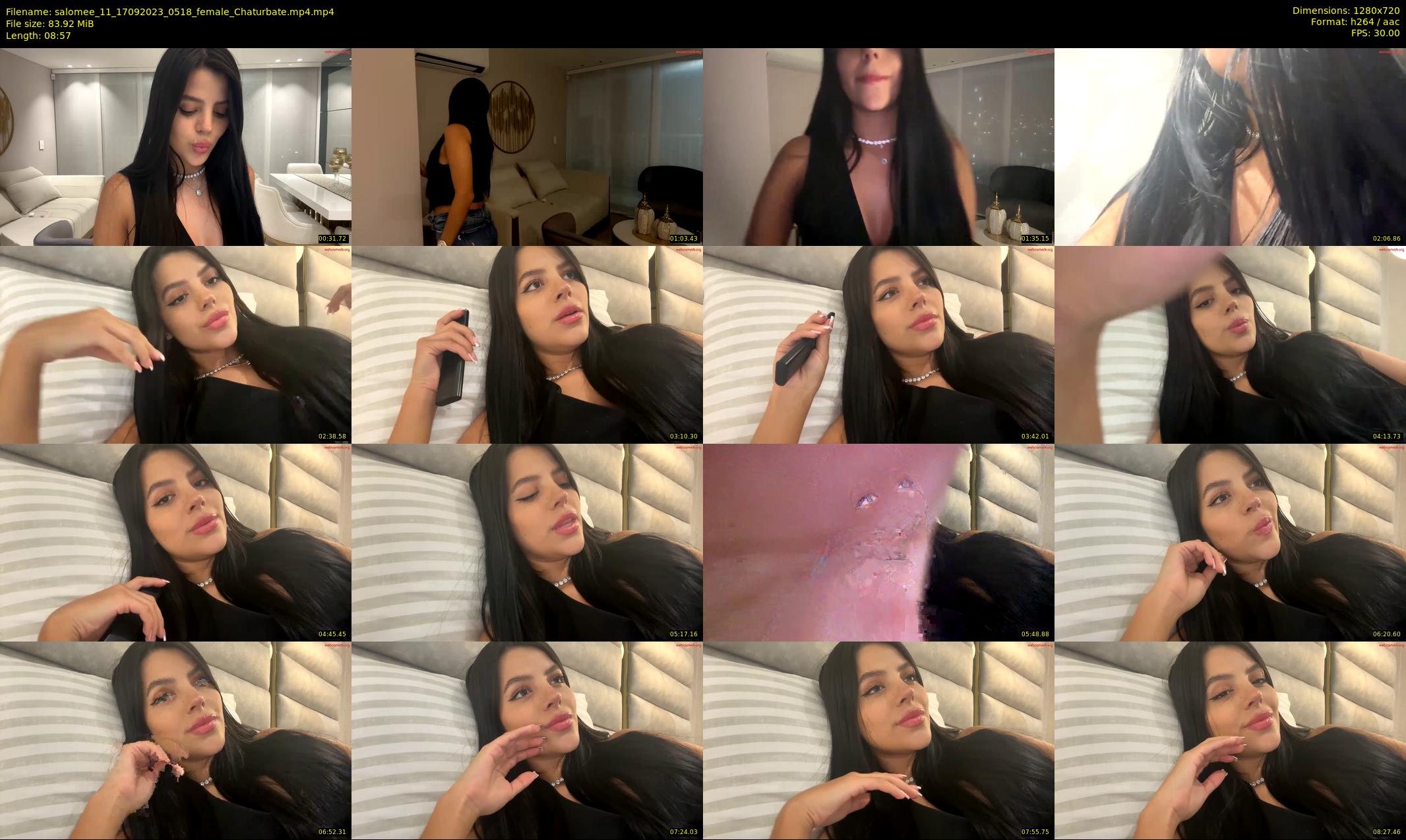 salomee_11 — 9 minute Chaturbate female cam show recording, 720p, Sep 17, 2023
