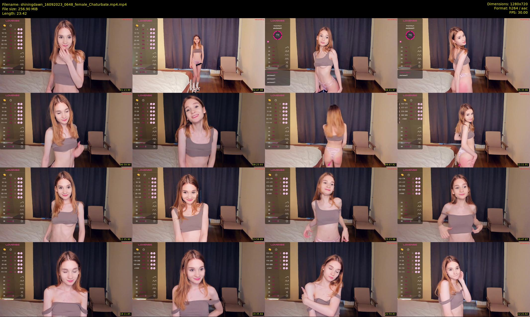 shiningdawn — 24 minute Chaturbate female cam show recording, 720p, Sep 16, 2023