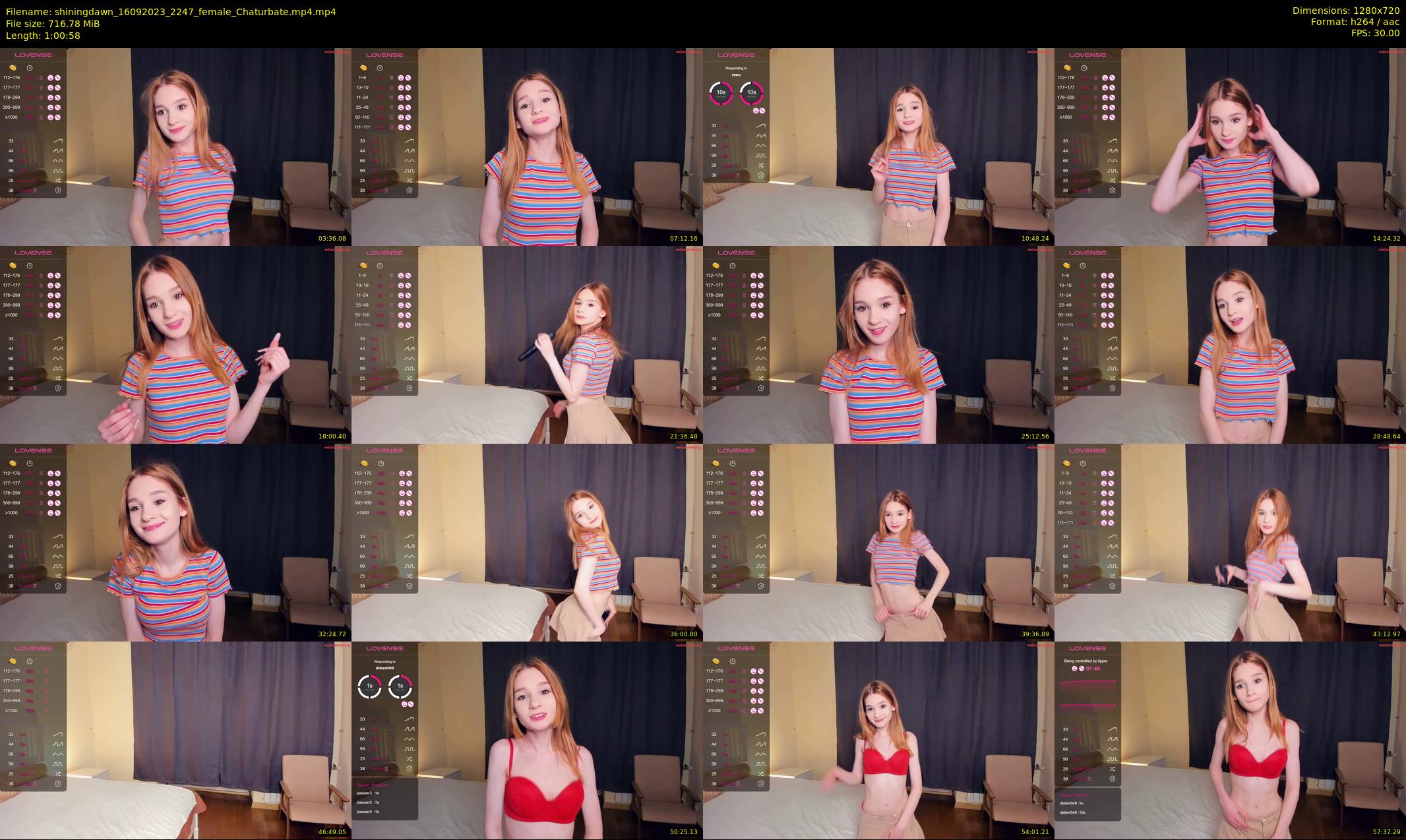 shiningdawn — 61 minute Chaturbate female cam show recording, 720p, Sep 16, 2023