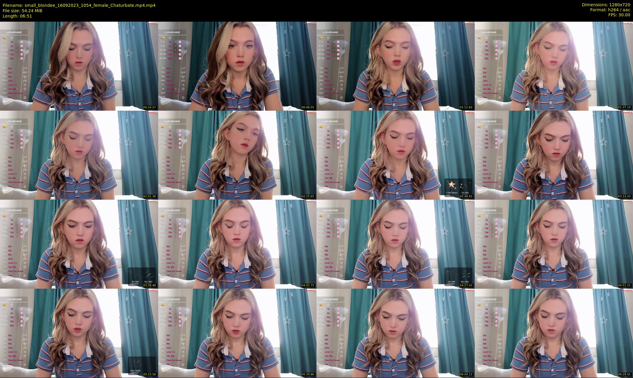 small_blondee — 7 minute Chaturbate female cam show recording, 720p, Sep 16, 2023
