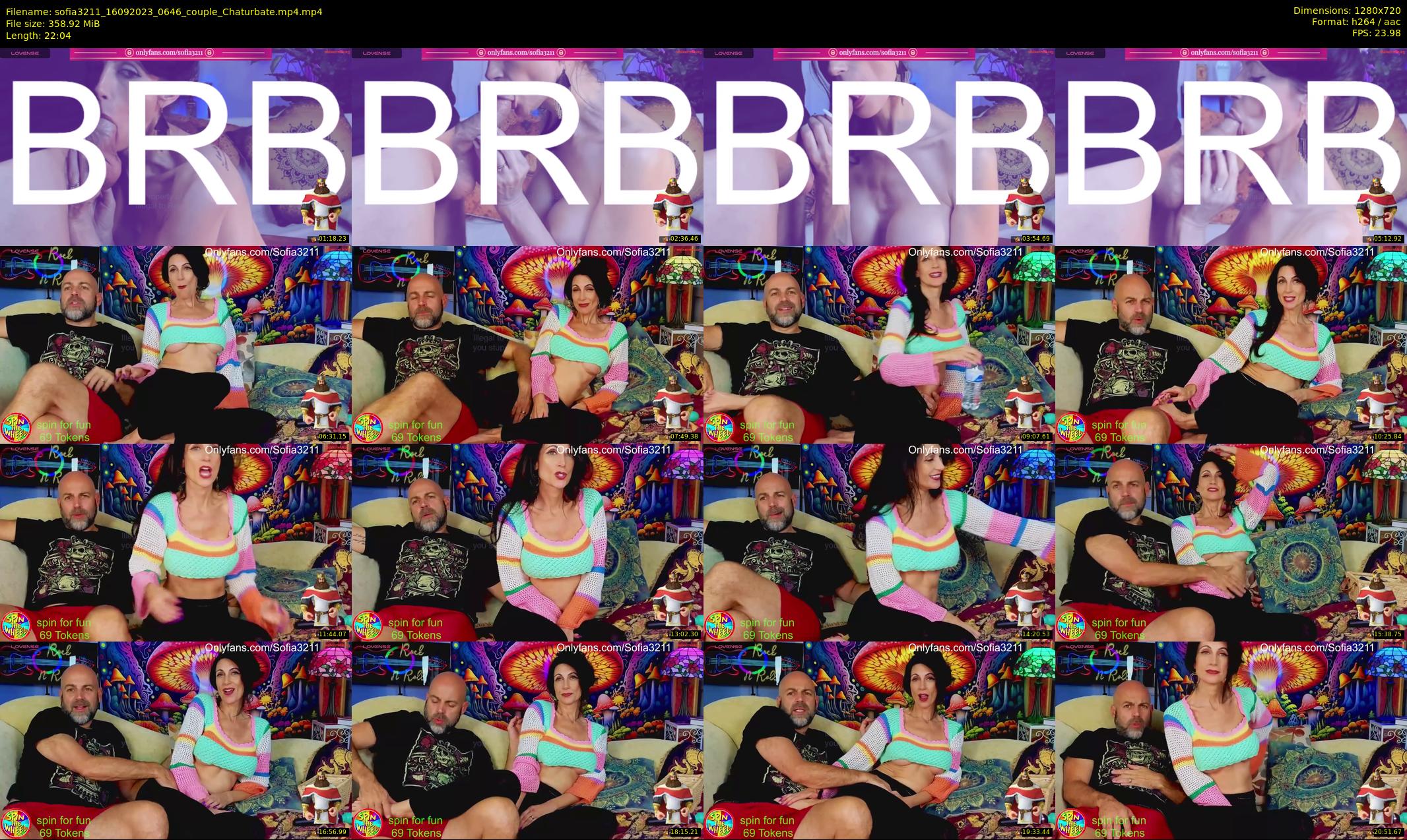sofia3211 — 23 minute Chaturbate couple cam show recording, 720p, Sep 16, 2023