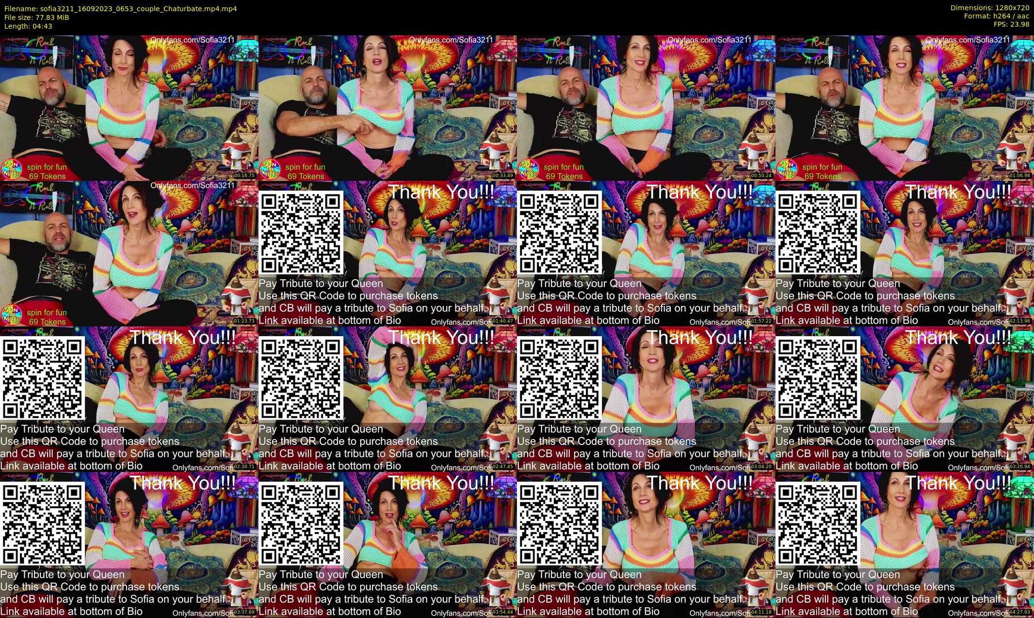 sofia3211 — 5 minute Chaturbate couple cam show recording, 720p, Sep 16, 2023