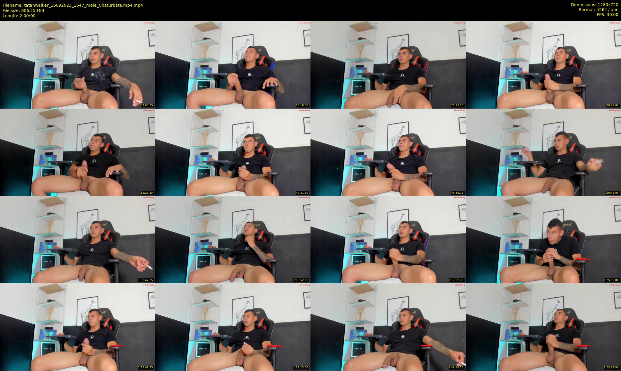 tatanwalker — 120 minute Chaturbate male cam show recording, 720p, Sep 16, 2023