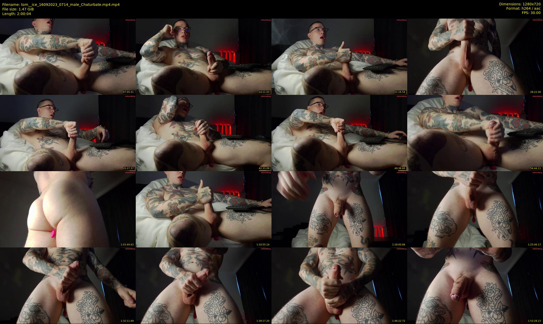 tom__ice — 121 minute Chaturbate male cam show recording, 720p, Sep 16, 2023