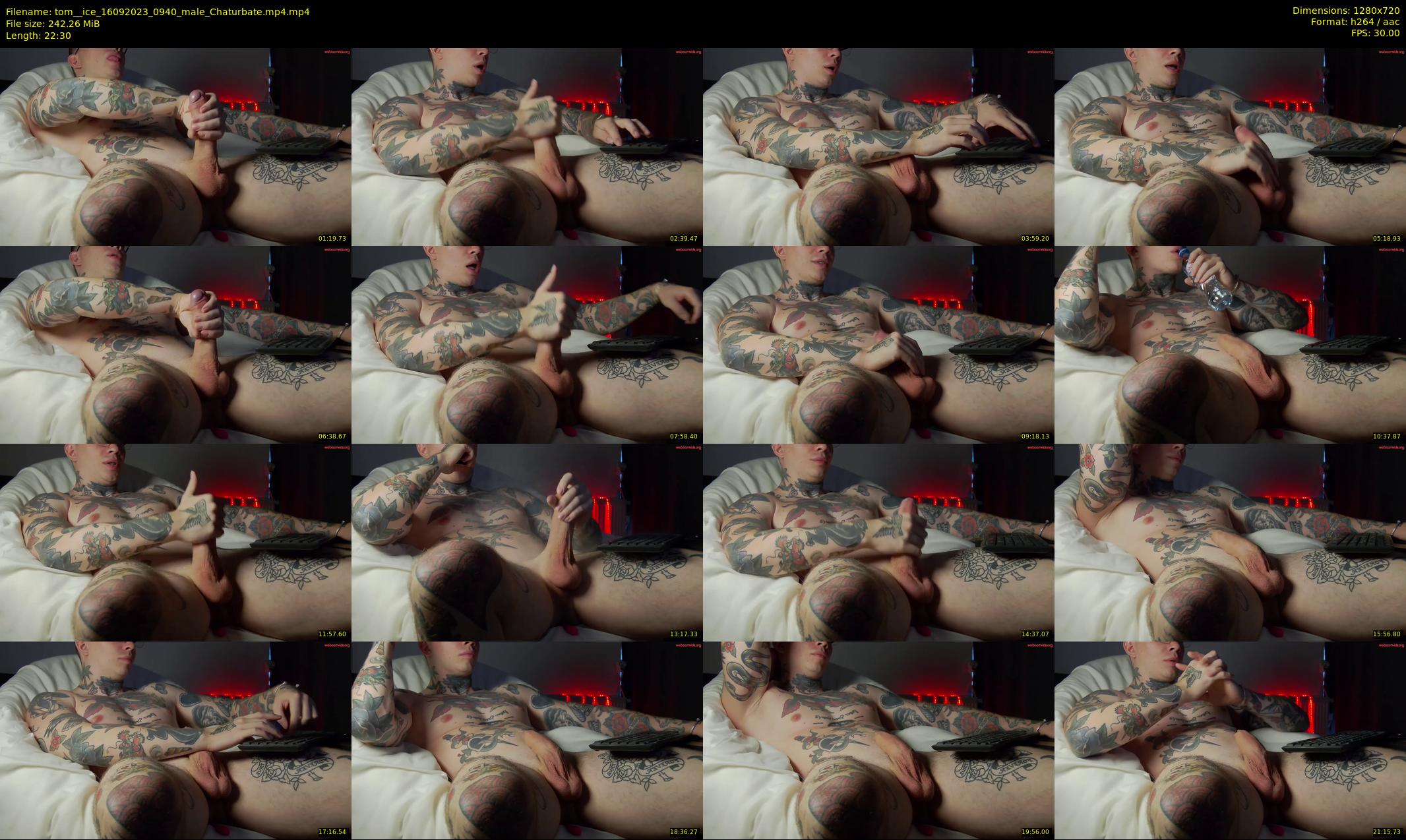 tom__ice — 23 minute Chaturbate male cam show recording, 720p, Sep 16, 2023