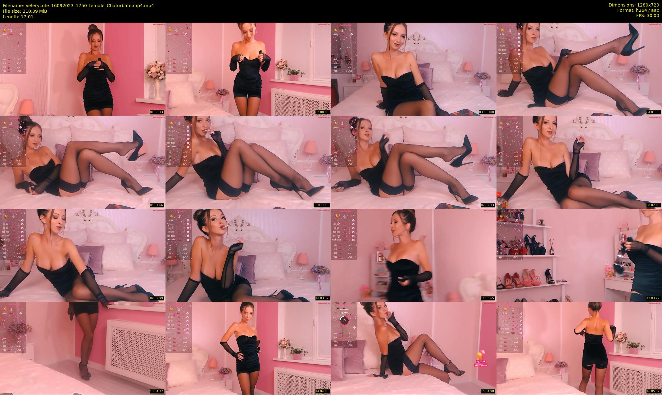 velerycute — 18 minute Chaturbate female cam show recording, 720p, Sep 16, 2023