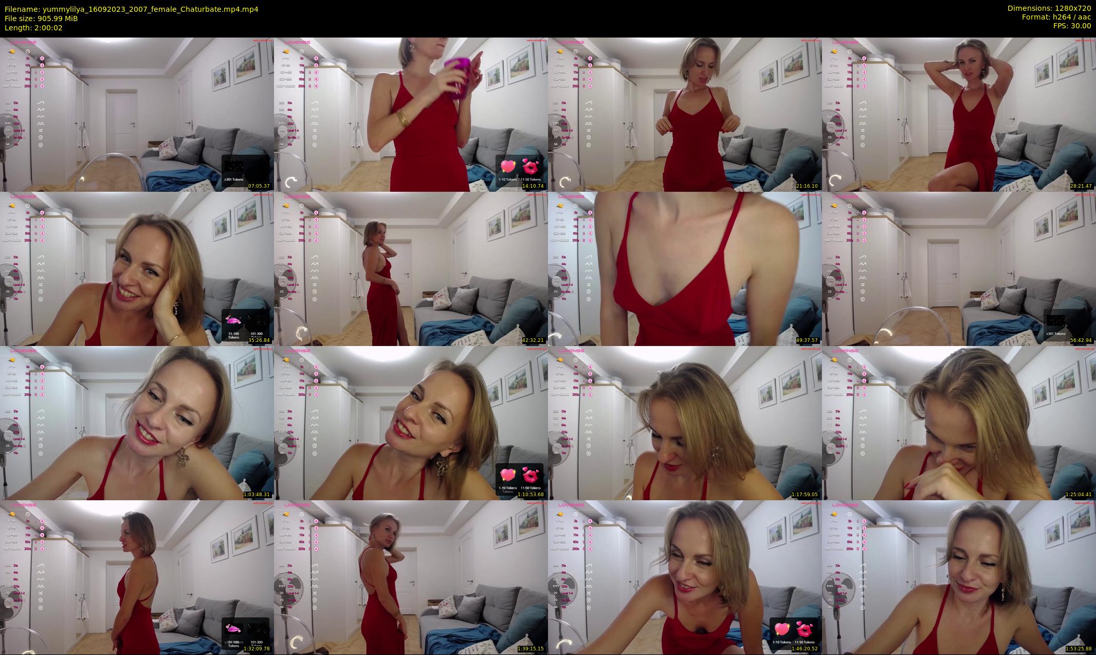 yummylilya — 121 minute Chaturbate female cam show recording, 720p, Sep 16, 2023