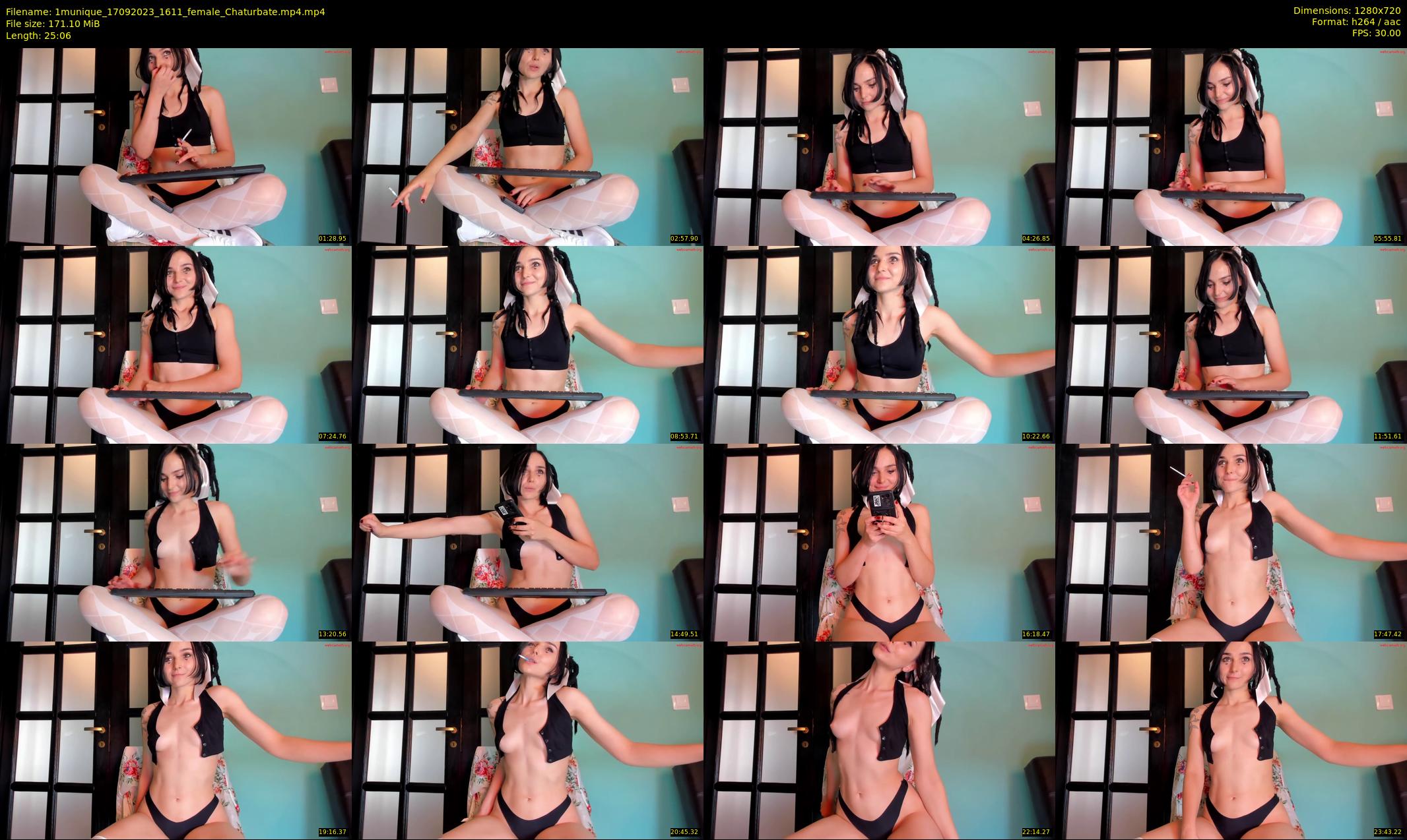 1munique — 26 minute Chaturbate female cam show recording, 720p, Sep 17, 2023