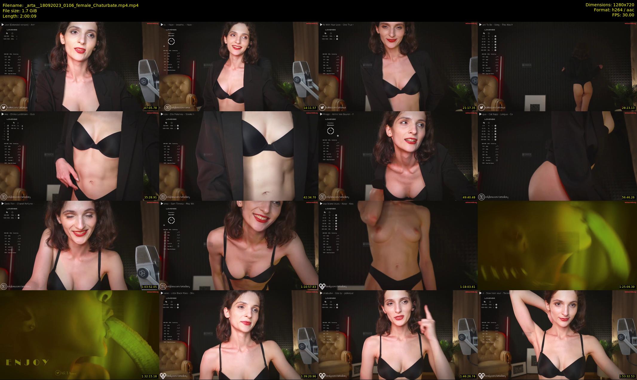 _arta_ — 121 minute Chaturbate female cam show recording, 720p, Sep 18, 2023