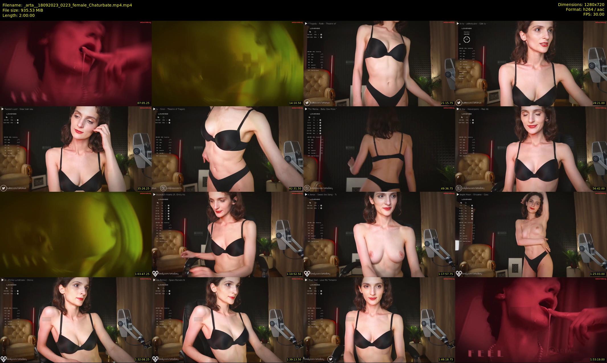 _arta_ — 120 minute Chaturbate female cam show recording, 720p, Sep 18, 2023