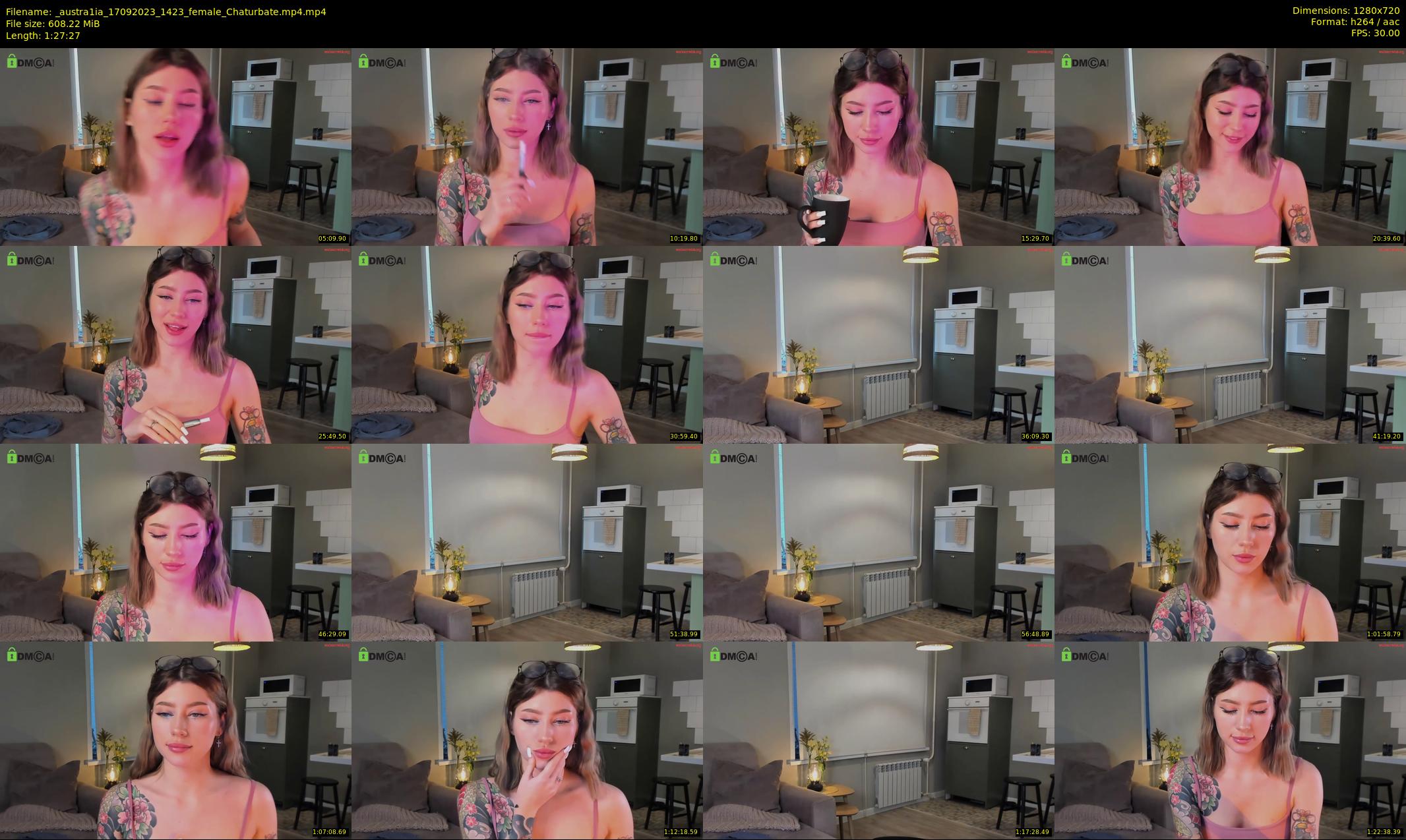 _austra1ia — 88 minute Chaturbate female cam show recording, 720p, Sep 17, 2023