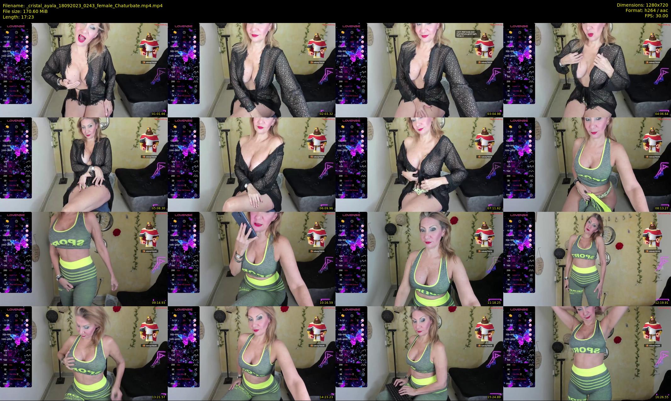 _cristal_ayala — 18 minute Chaturbate female cam show recording, 720p, Sep 18, 2023