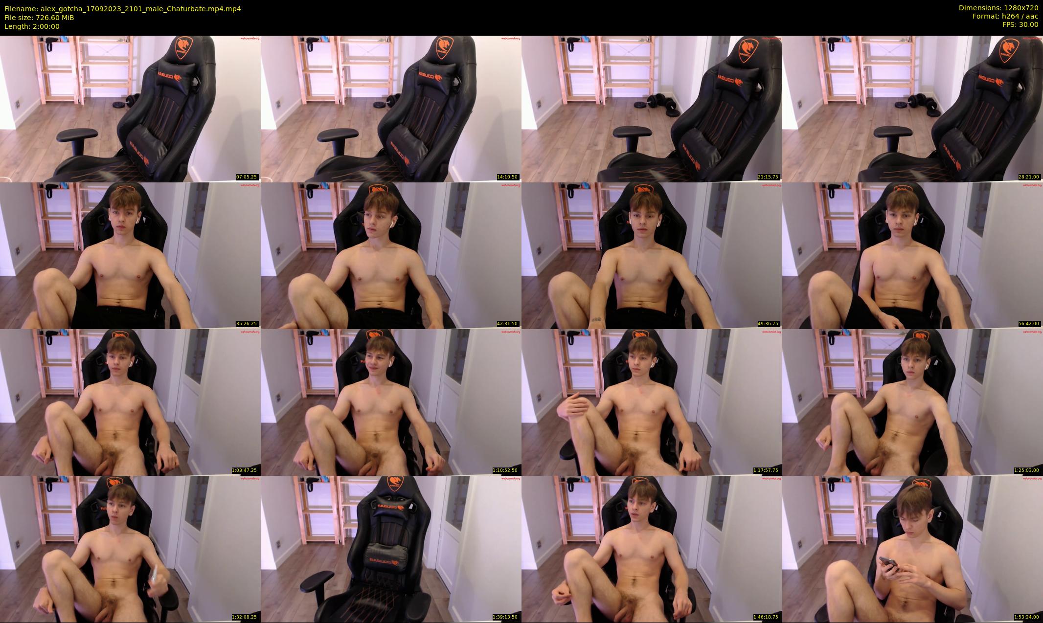 alex_gotcha — 120 minute Chaturbate male cam show recording, 720p, Sep 17, 2023