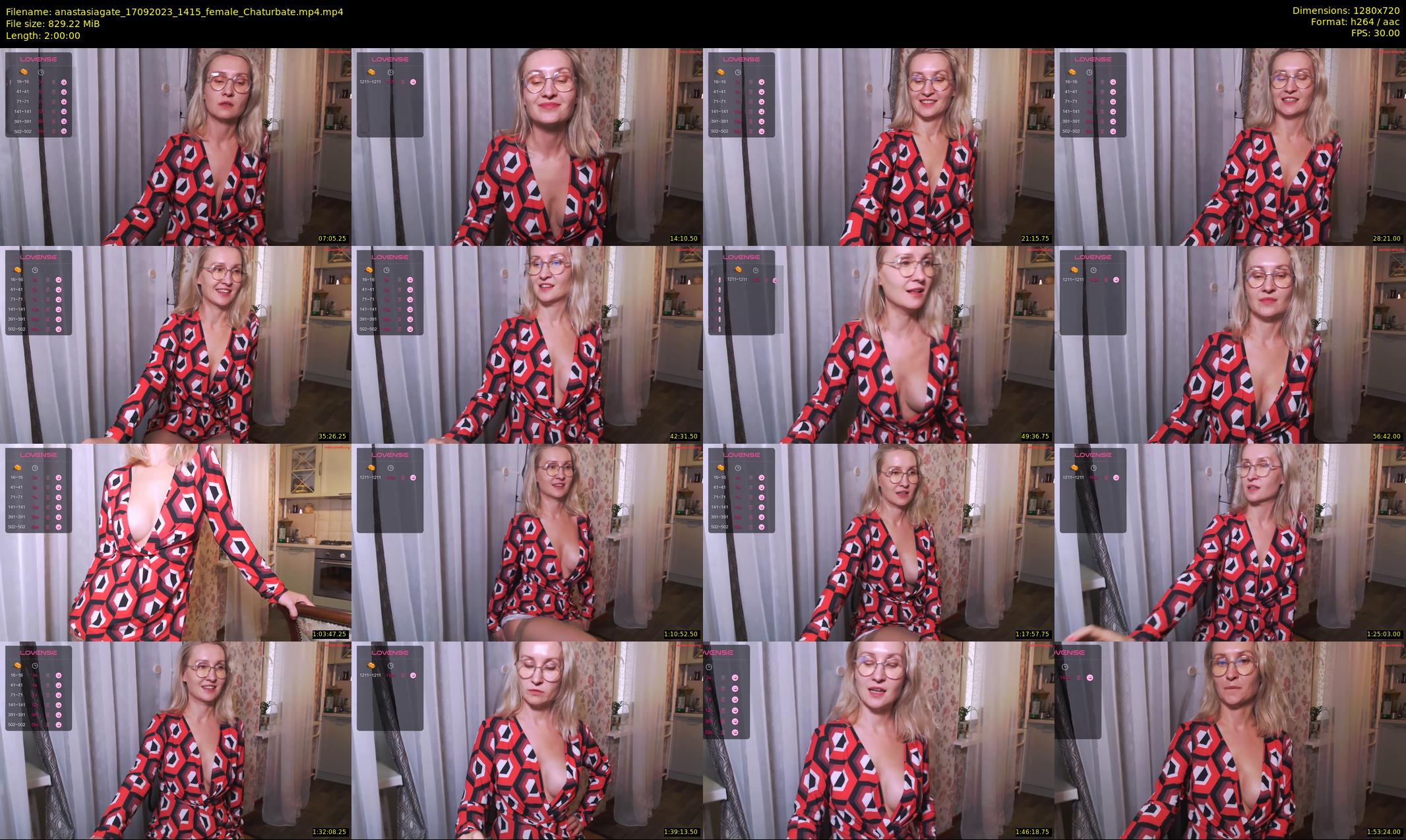 anastasiagate — 120 minute Chaturbate female cam show recording, 720p, Sep 17, 2023