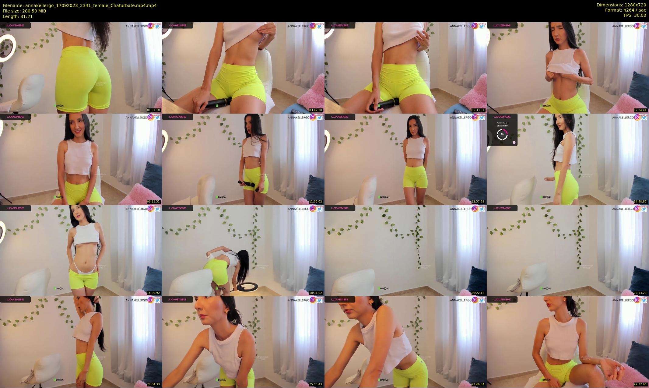 annakellergo — 32 minute Chaturbate female cam show recording, 720p, Sep 17, 2023