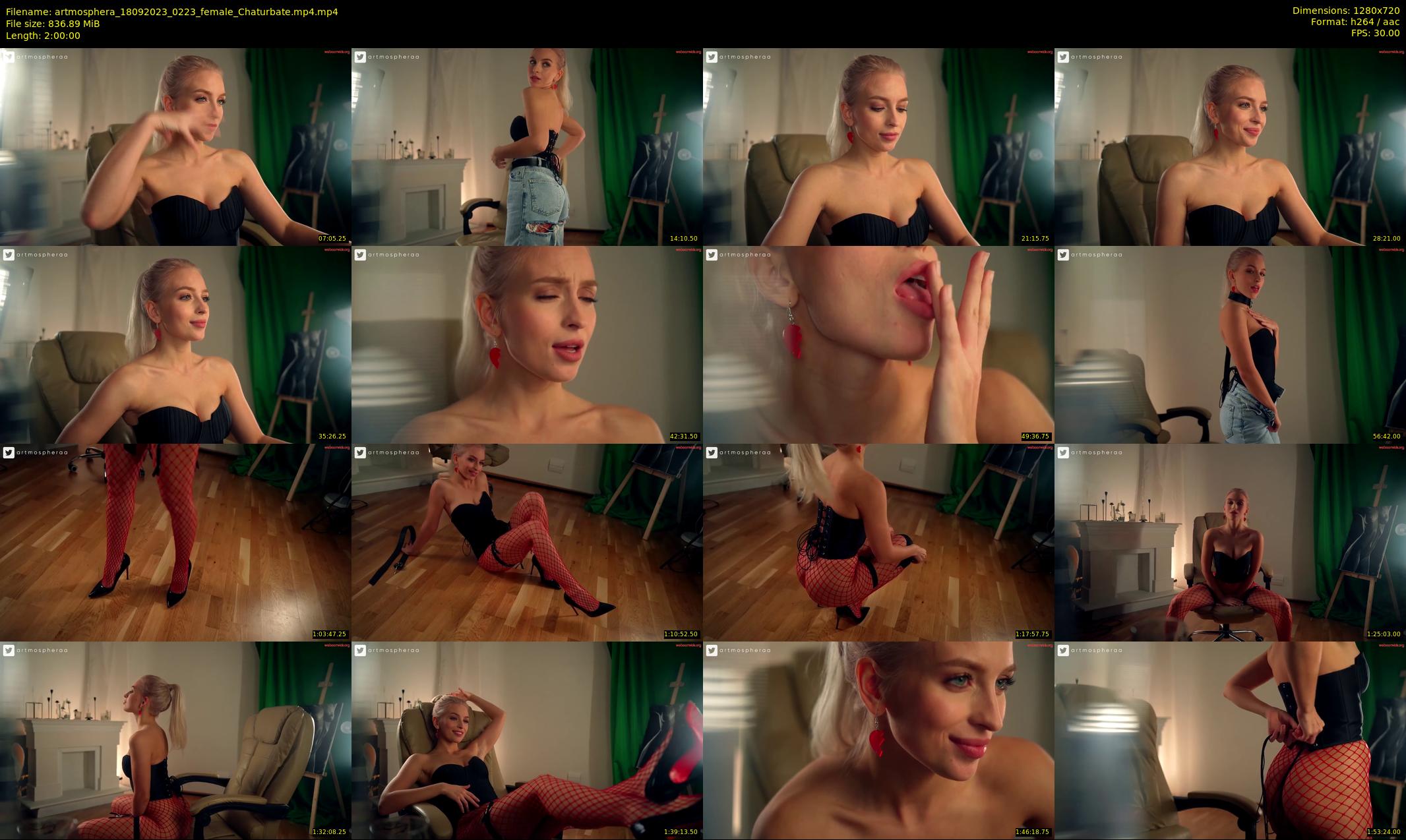 artmosphera — 120 minute Chaturbate female cam show recording, 720p, Sep 18, 2023
