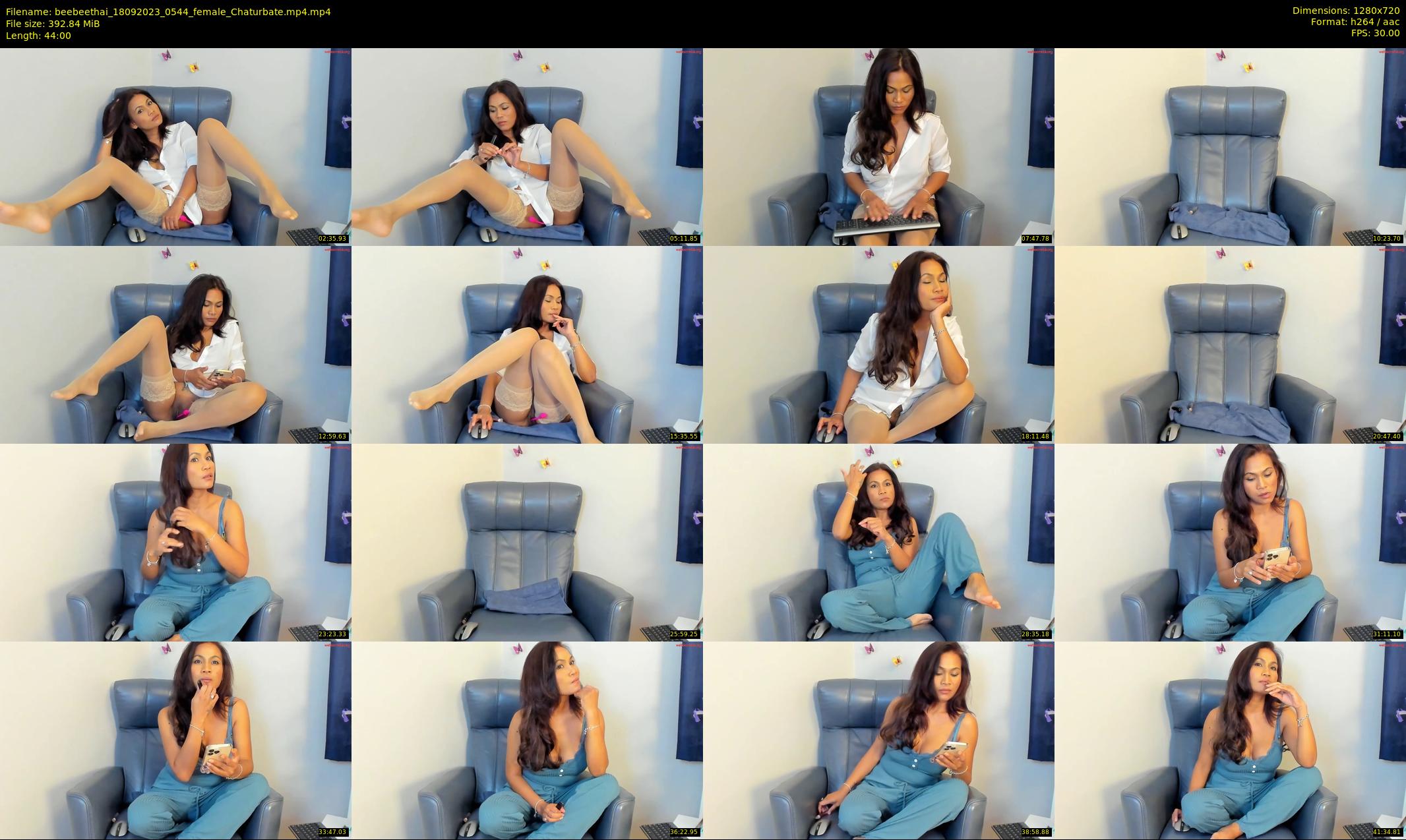 beebeethai — 44 minute Chaturbate female cam show recording, 720p, Sep 18, 2023