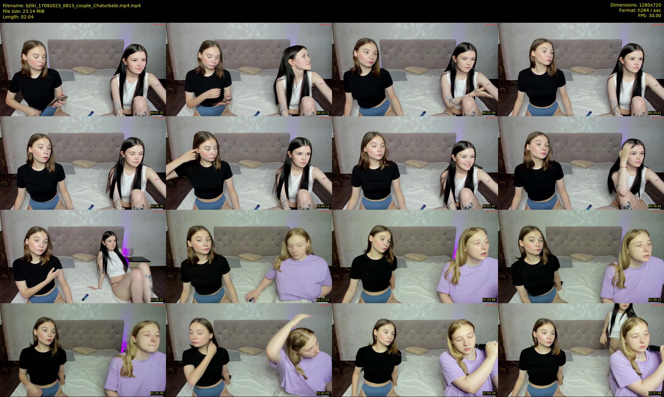 bjliki — 3 minute Chaturbate couple cam show recording, 720p, Sep 17, 2023