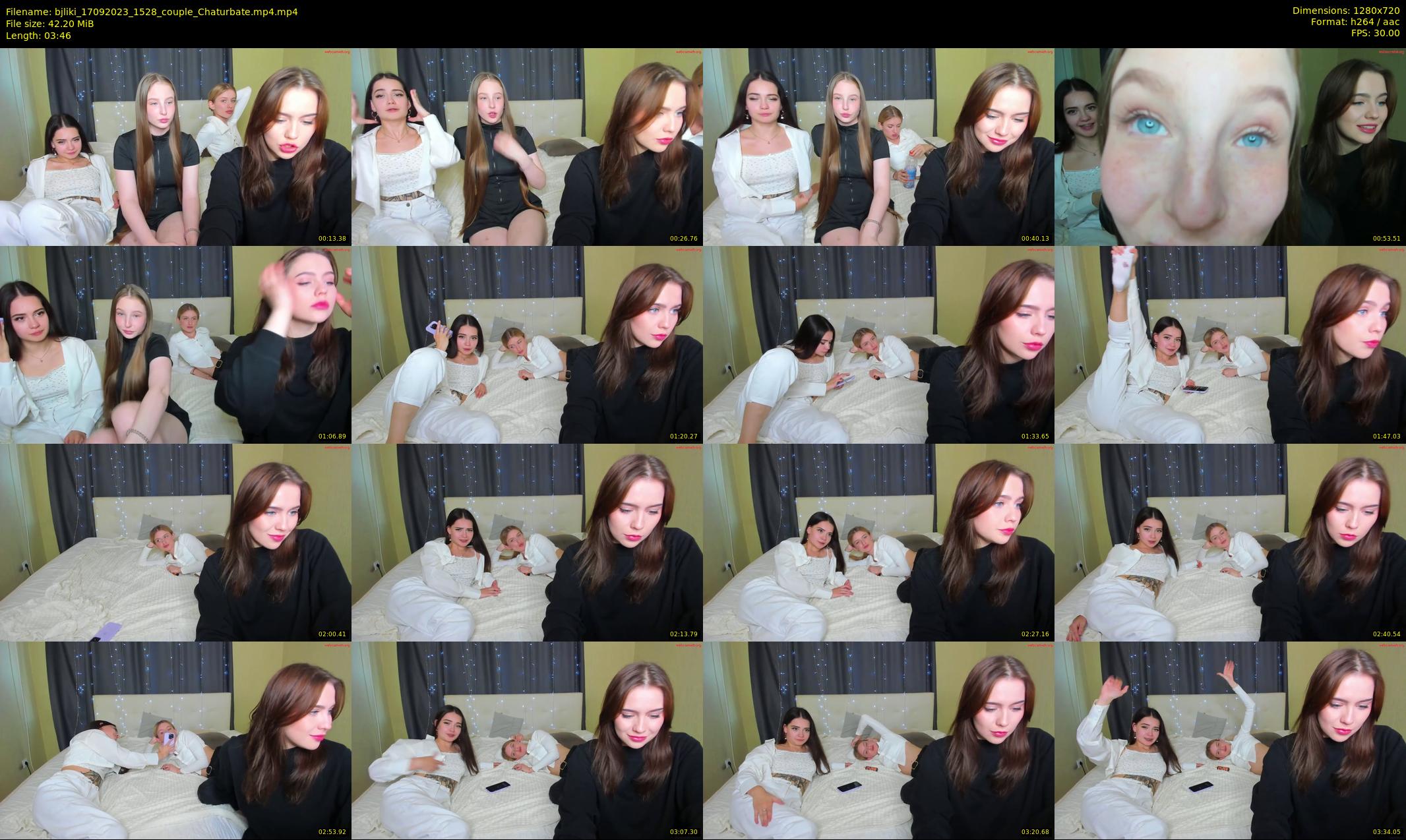 bjliki — 4 minute Chaturbate couple cam show recording, 720p, Sep 17, 2023