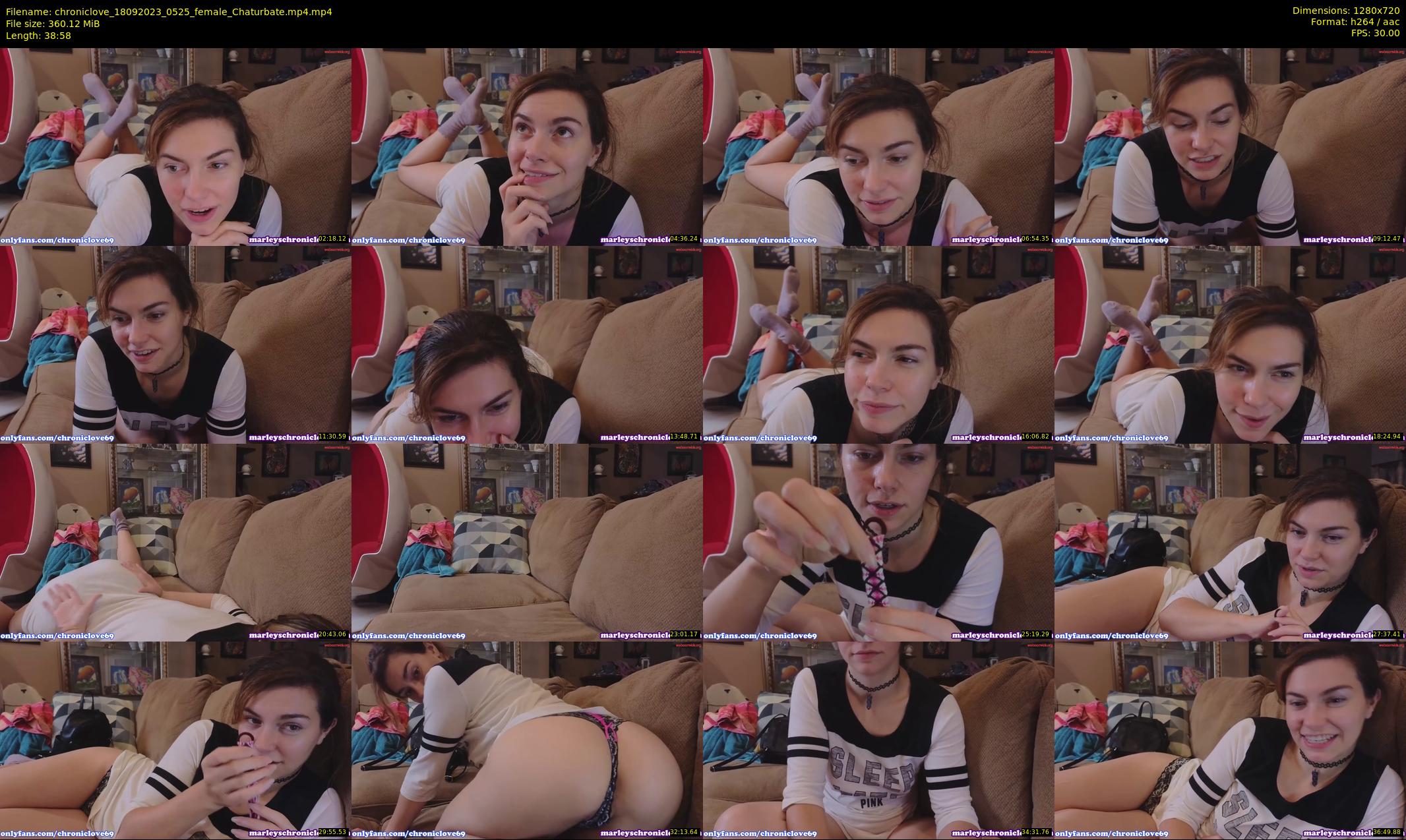 chroniclove — 39 minute Chaturbate female cam show recording, 720p, Sep 18, 2023