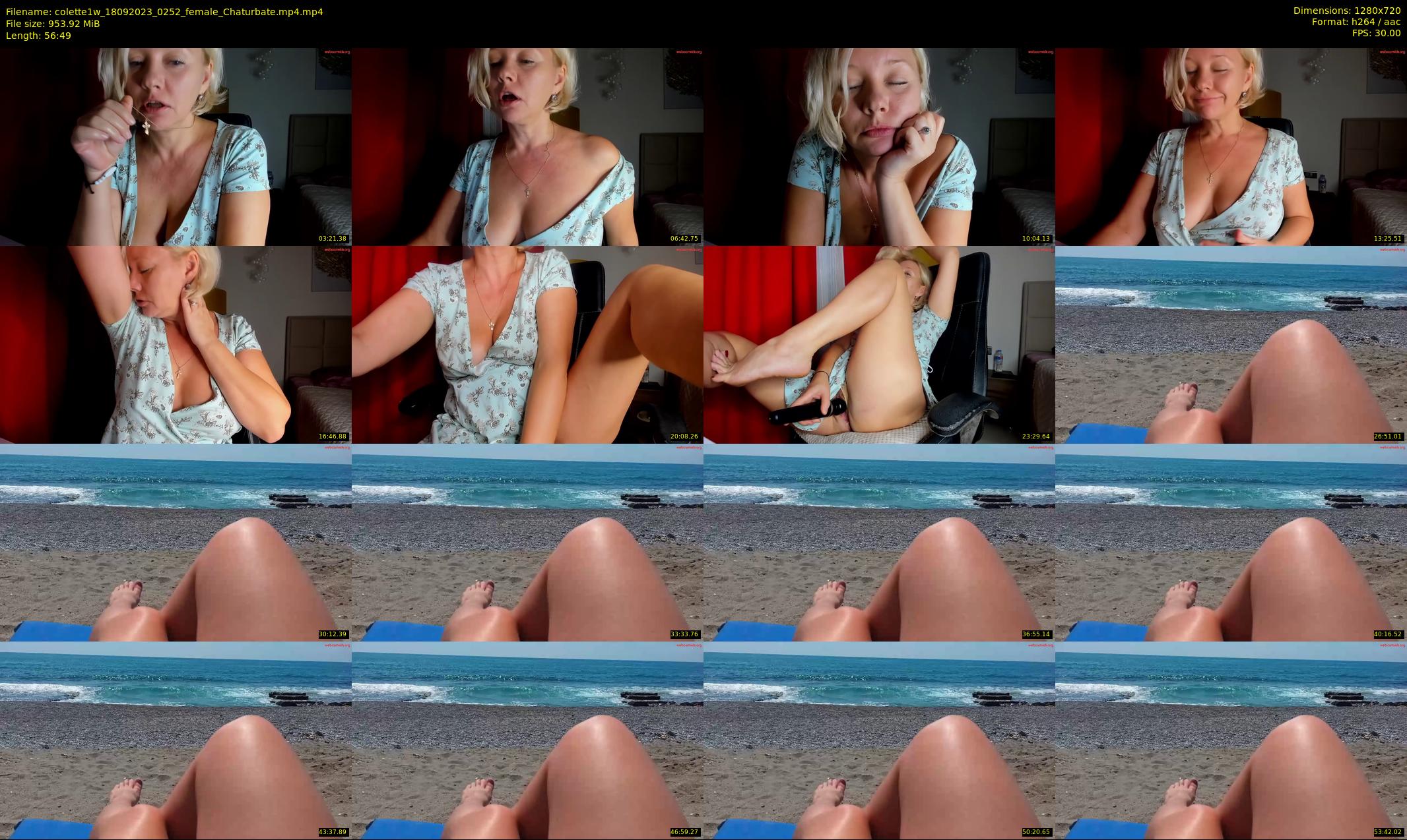 colette1w — 57 minute Chaturbate female cam show recording, 720p, Sep 18, 2023