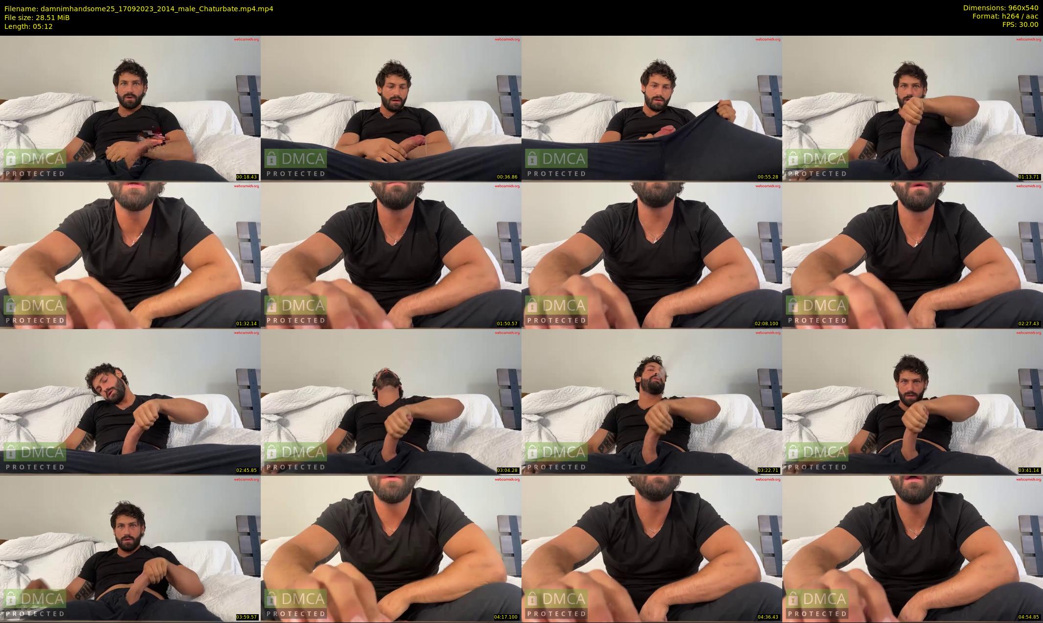 damnimhandsome25 — 6 minute Chaturbate male cam show recording, 480p, Sep 17, 2023