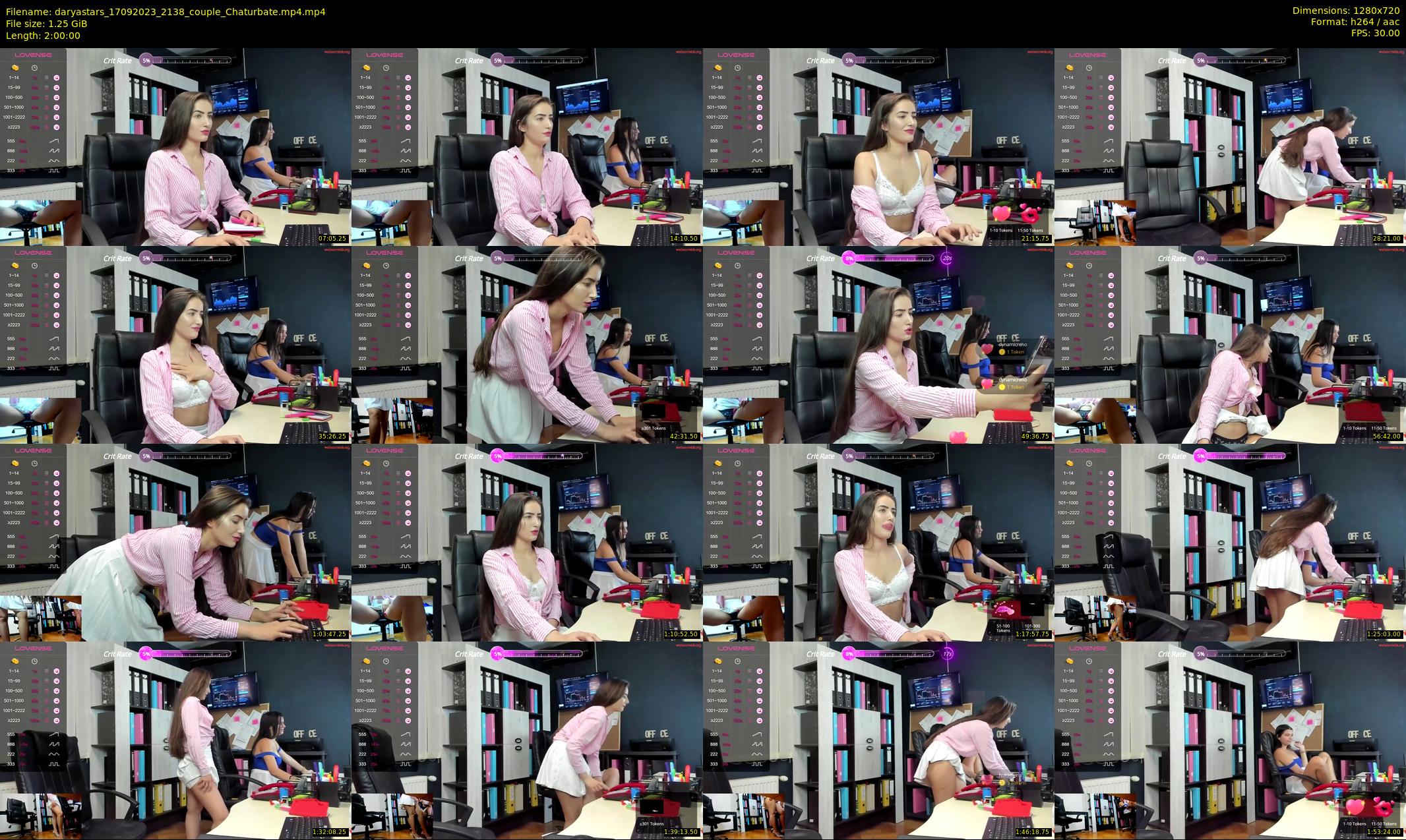daryastars — 120 minute Chaturbate couple cam show recording, 720p, Sep 17, 2023