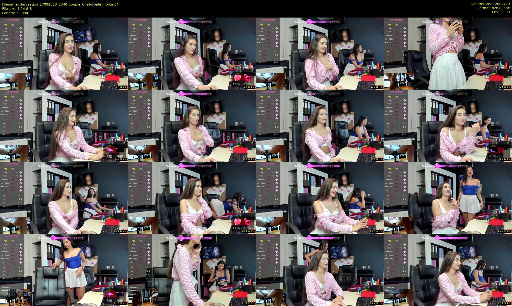 daryastars — 120 minute Chaturbate couple cam show recording, 720p, Sep 17, 2023