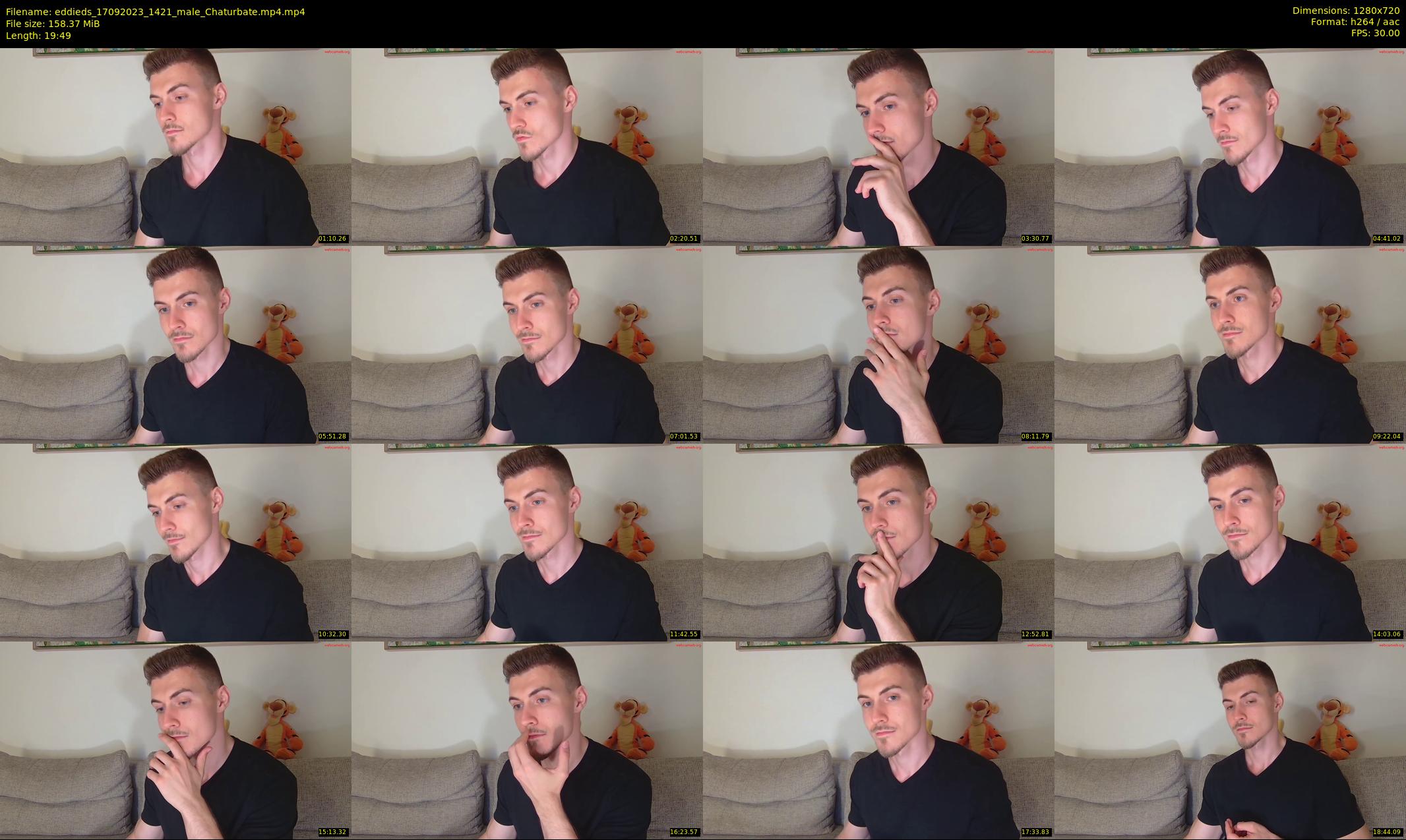 eddieds — 20 minute Chaturbate male cam show recording, 720p, Sep 17, 2023