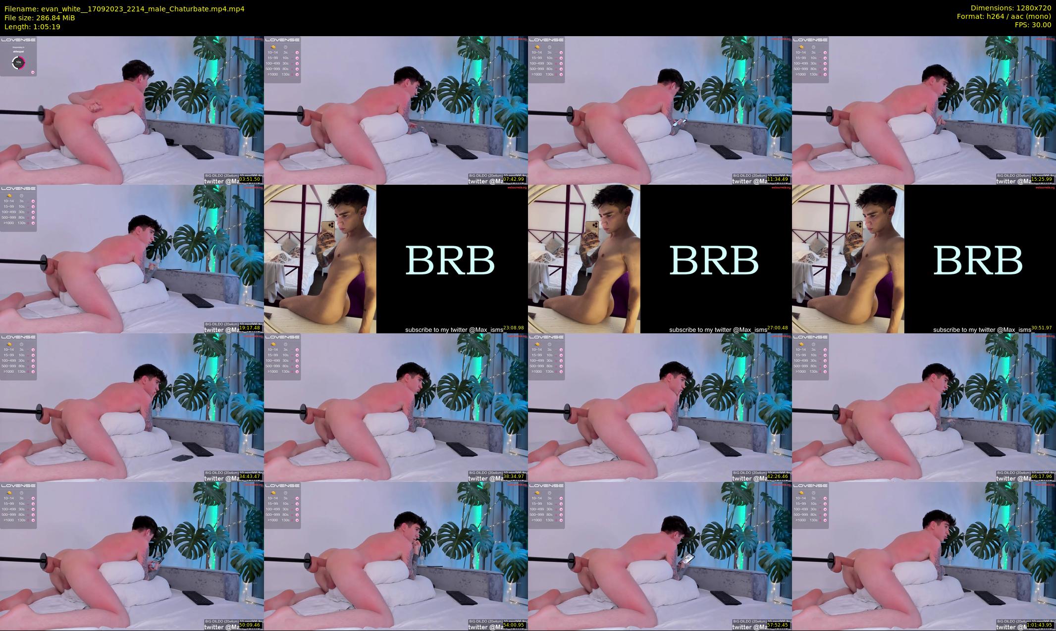 evan_white_ — 66 minute Chaturbate male cam show recording, 720p, Sep 17, 2023
