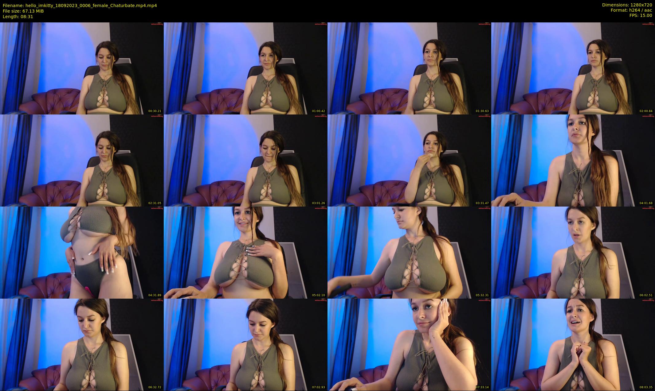 hello_imkitty — 9 minute Chaturbate female cam show recording, 720p, Sep 18, 2023
