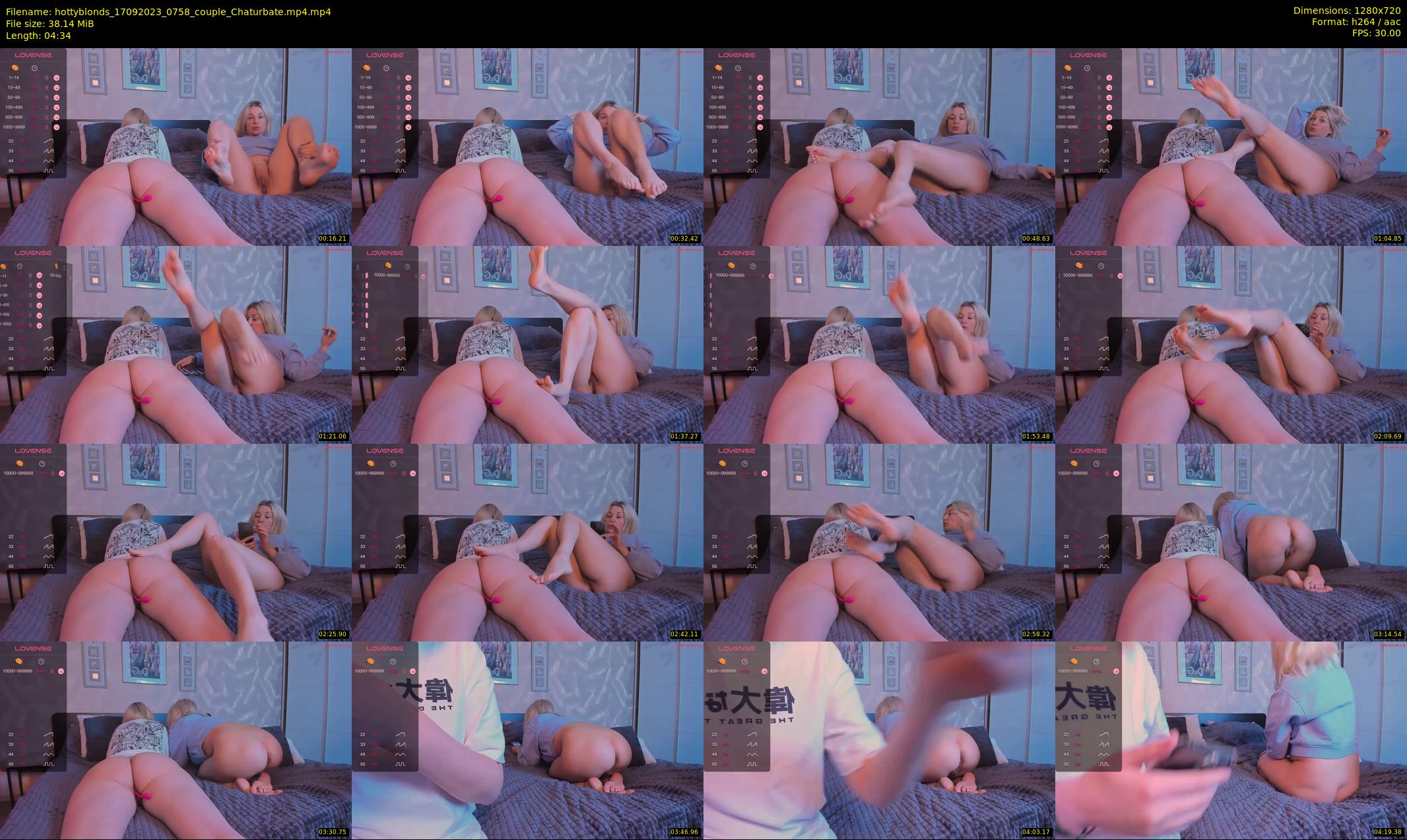 hottyblonds — 5 minute Chaturbate couple cam show recording, 720p, Sep 17, 2023