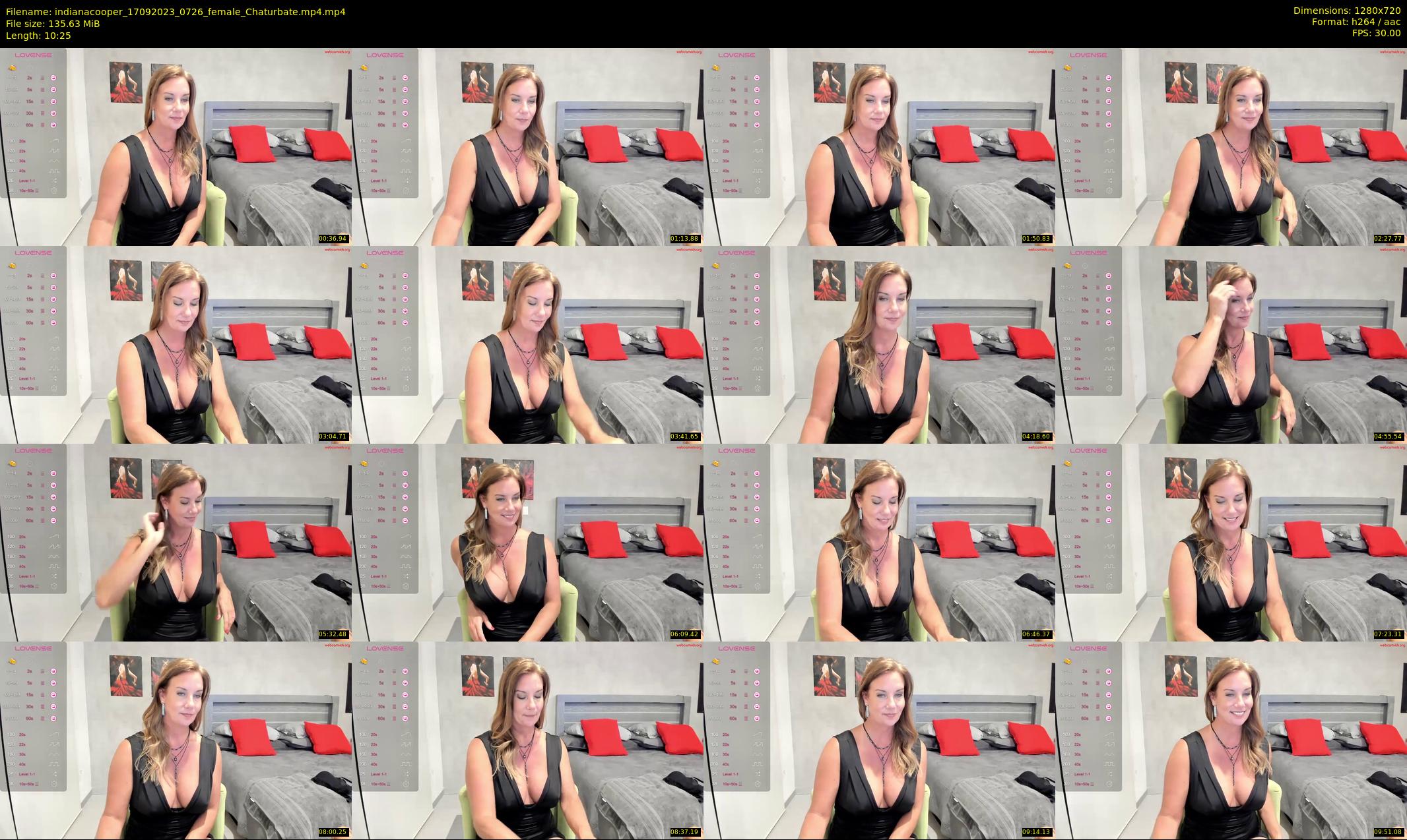 indianacooper — 11 minute Chaturbate female cam show recording, 720p, Sep 17, 2023