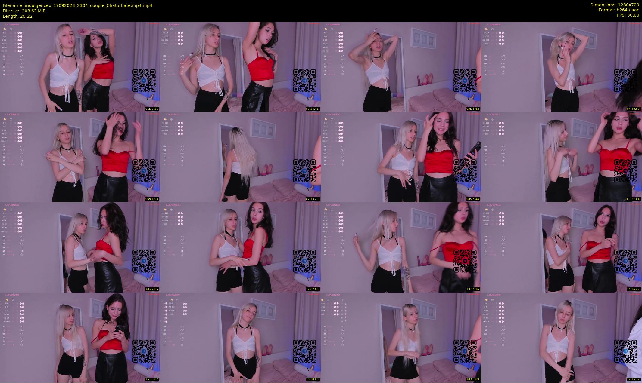 indulgencex — 21 minute Chaturbate couple cam show recording, 720p, Sep 17, 2023