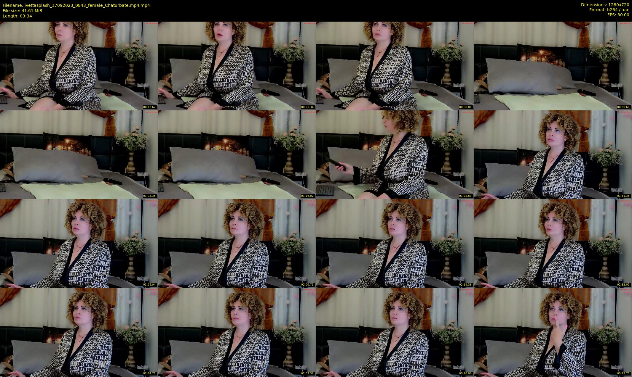ivettasplash — 4 minute Chaturbate female cam show recording, 720p, Sep 17, 2023