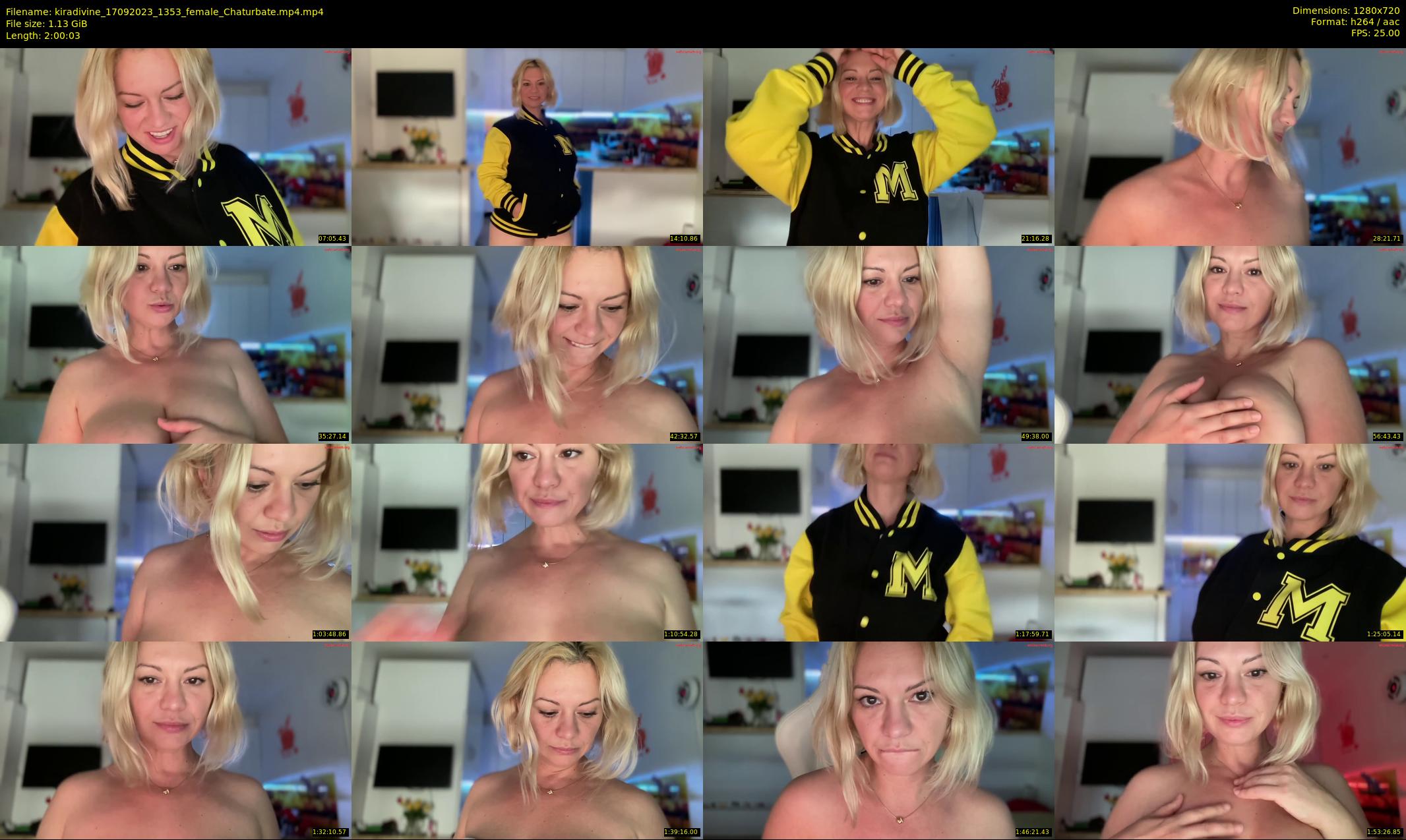 kiradivine — 121 minute Chaturbate female cam show recording, 720p, Sep 17, 2023
