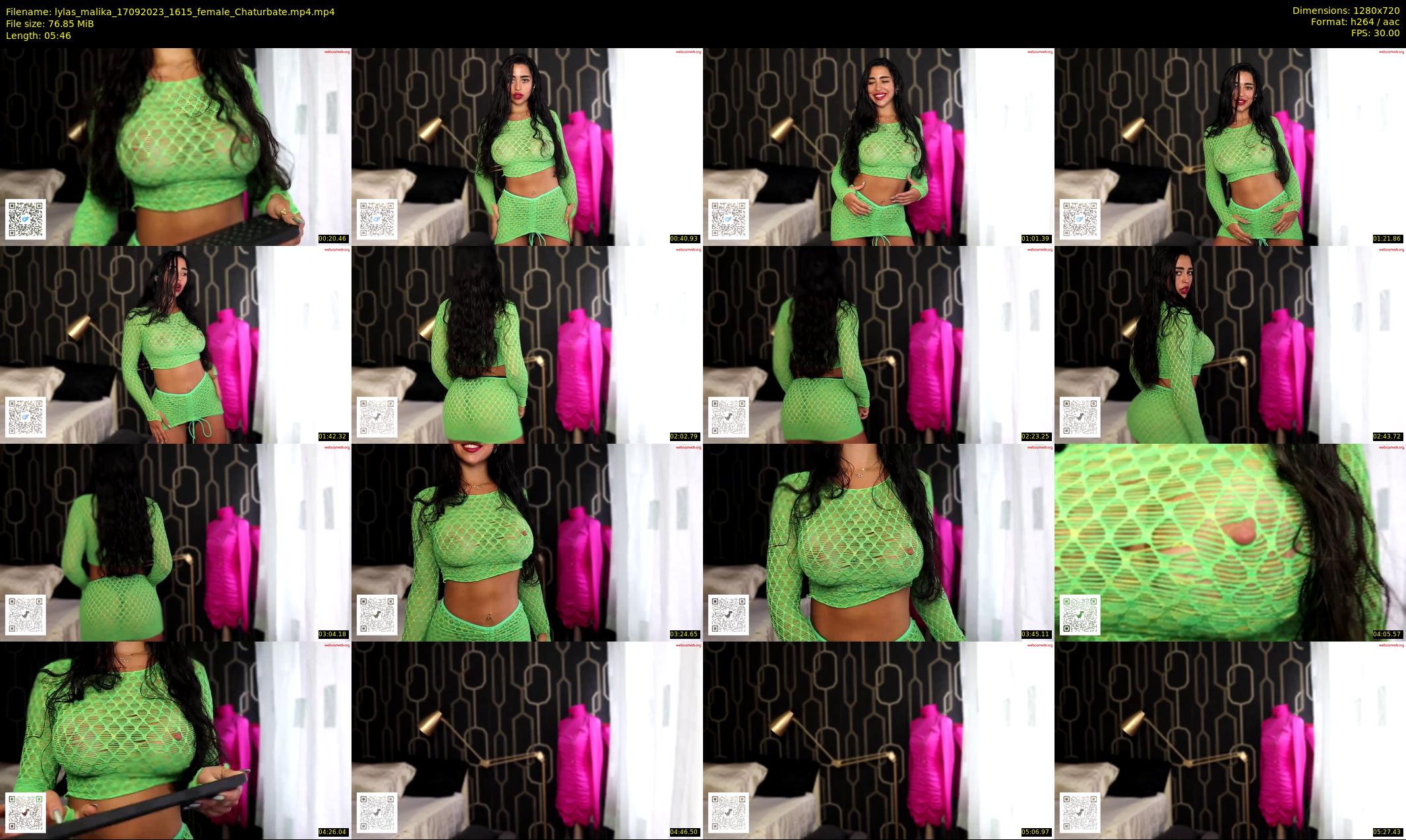 lylas_malika — 6 minute Chaturbate female cam show recording, 720p, Sep 17, 2023