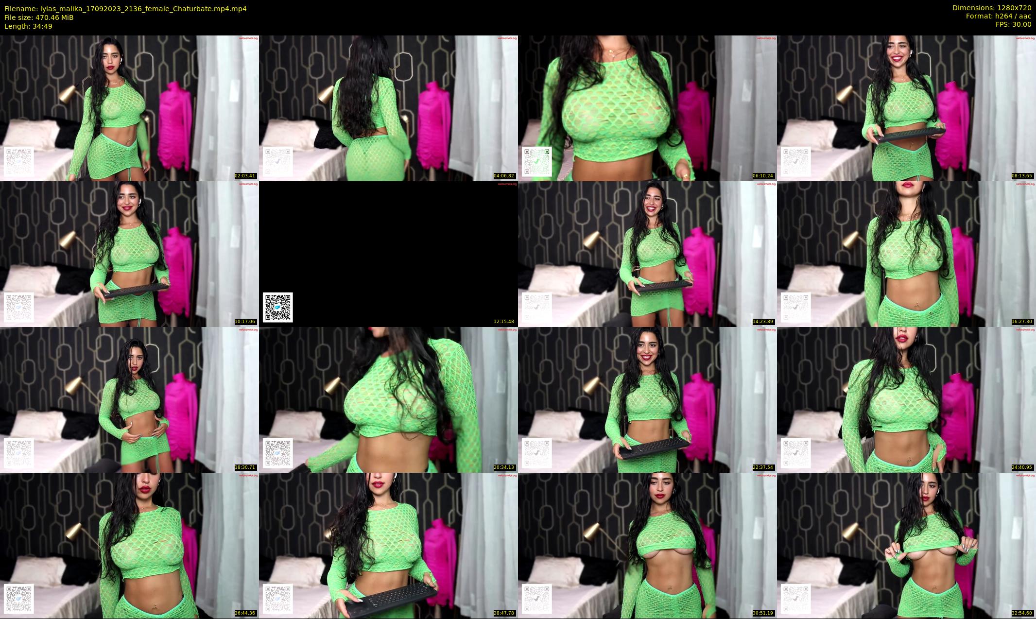 lylas_malika — 35 minute Chaturbate female cam show recording, 720p, Sep 17, 2023