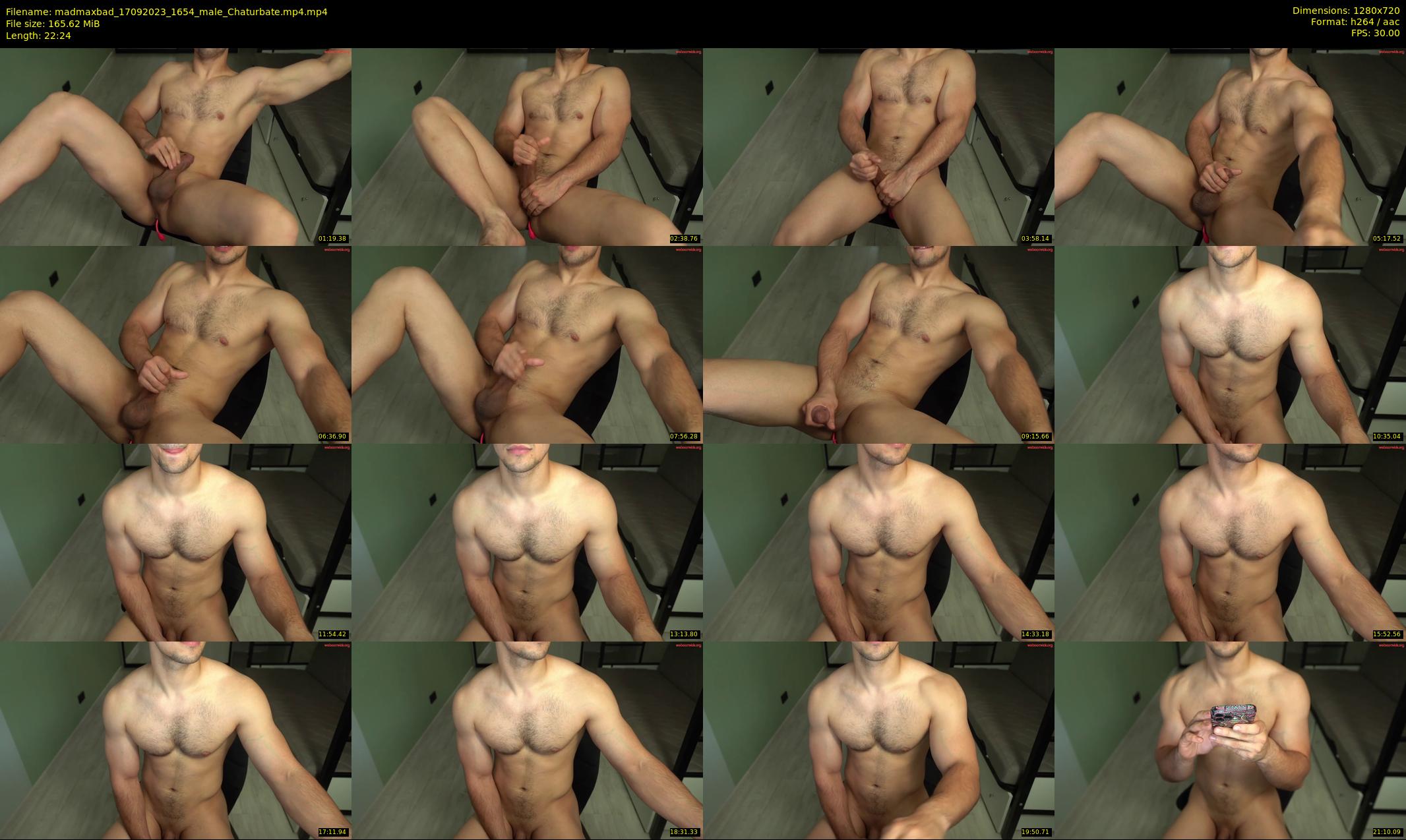 madmaxbad — 23 minute Chaturbate male cam show recording, 720p, Sep 17, 2023