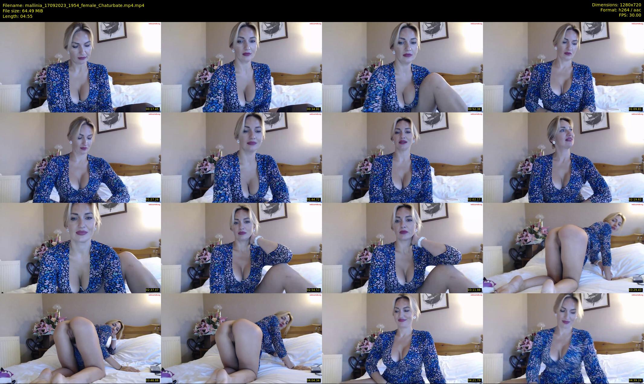mallinia — 5 minute Chaturbate female cam show recording, 720p, Sep 17, 2023