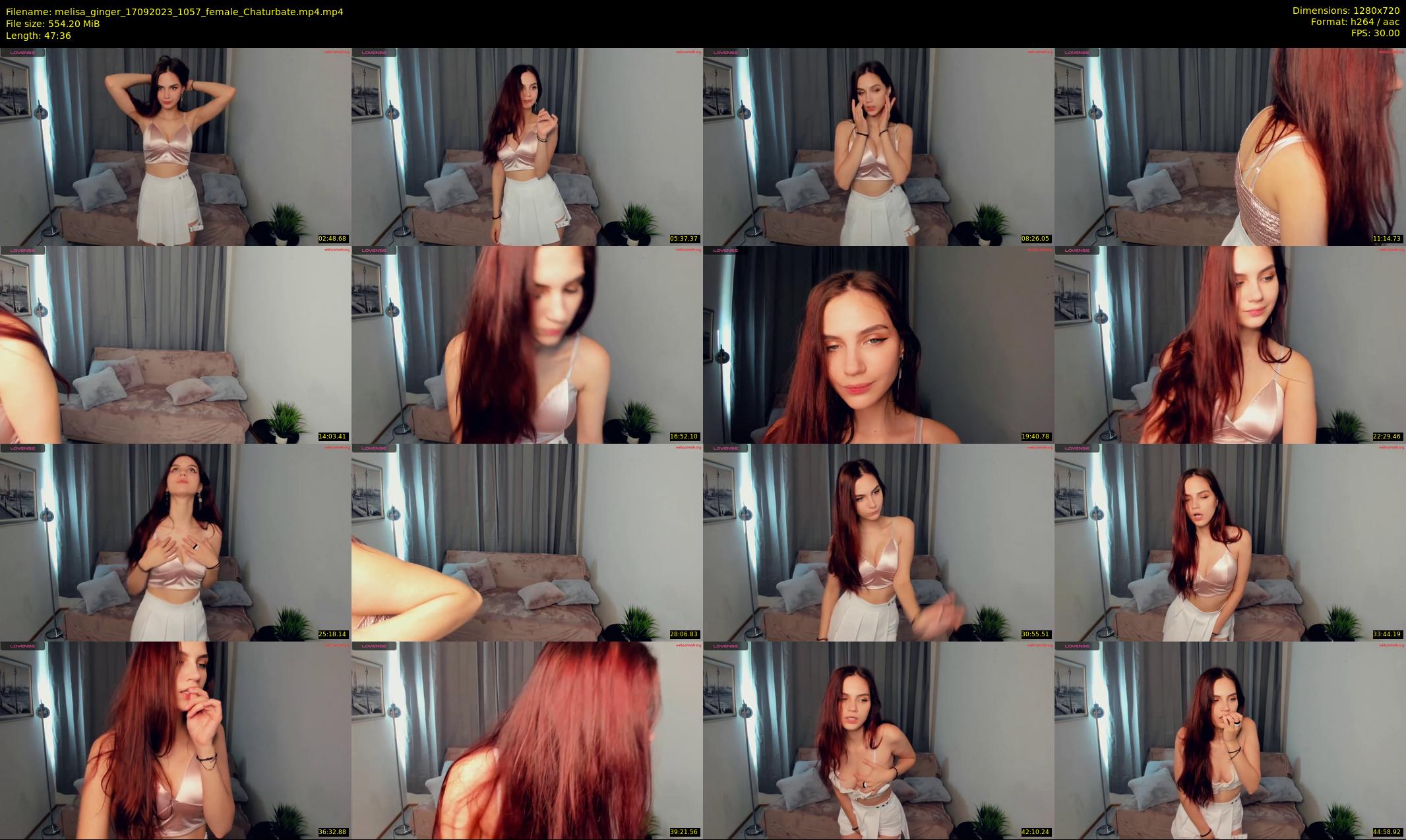 melisa_ginger — 48 minute Chaturbate female cam show recording, 720p, Sep 17, 2023