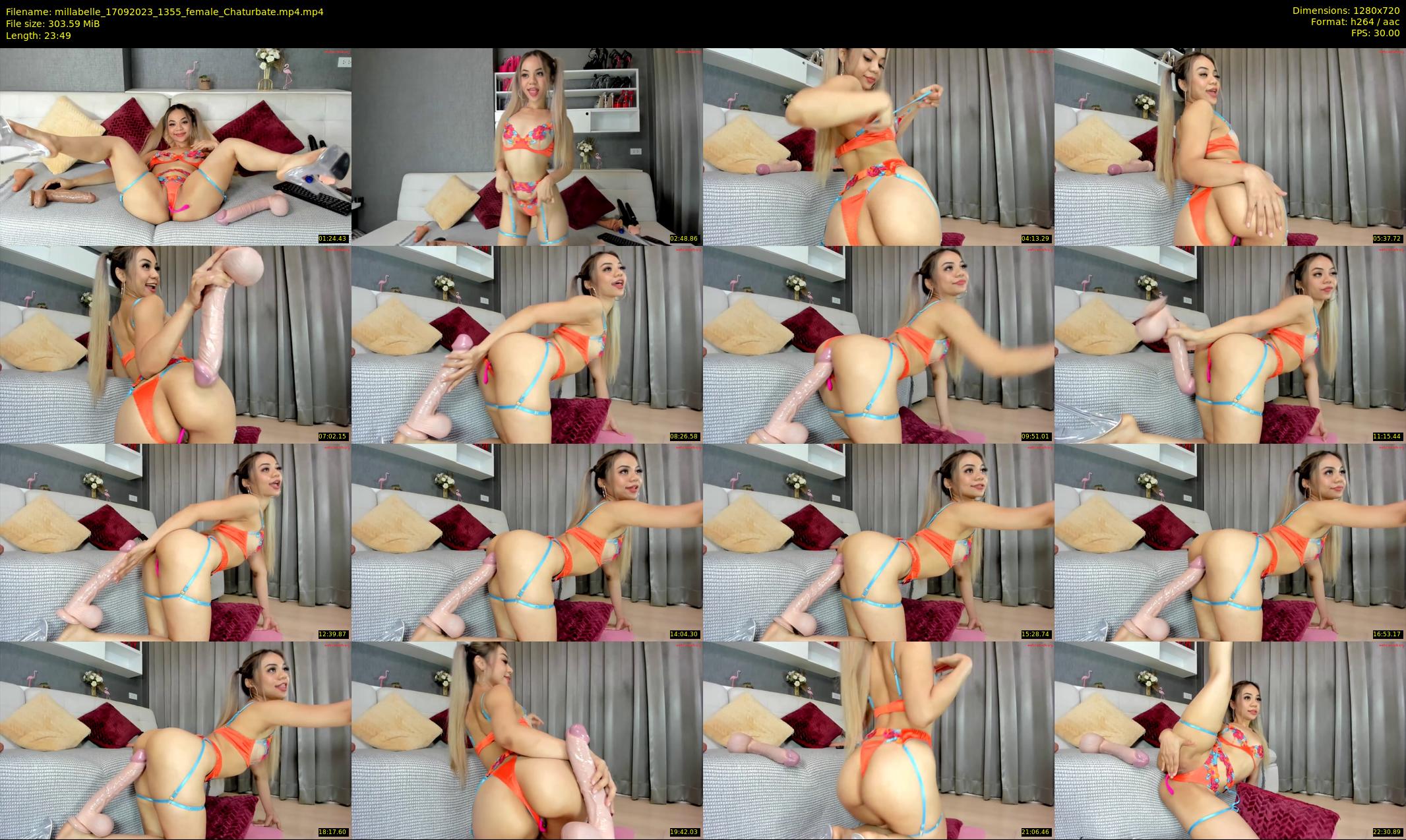millabelle — 24 minute Chaturbate female cam show recording, 720p, Sep 17, 2023