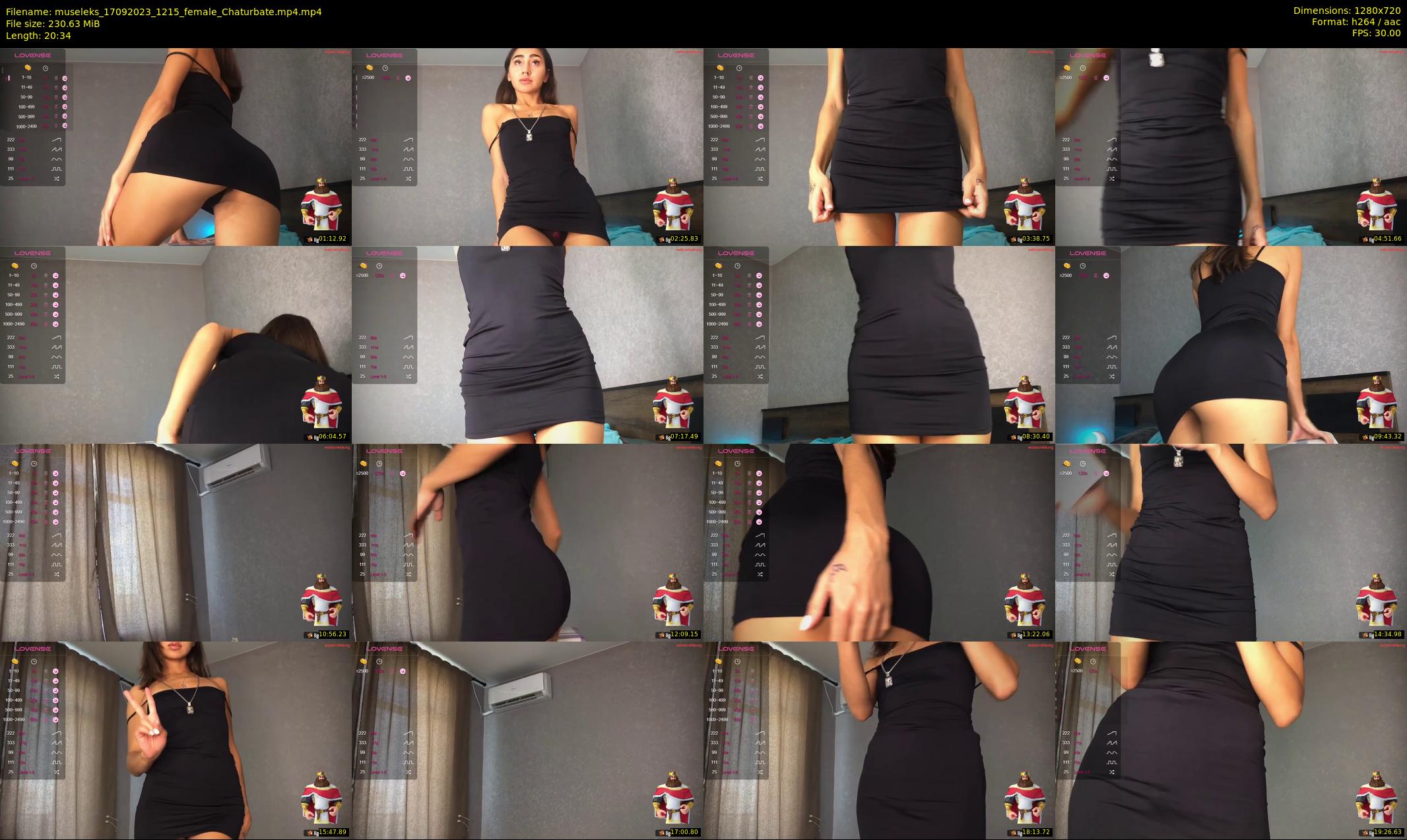 museleks — 21 minute Chaturbate female cam show recording, 720p, Sep 17, 2023