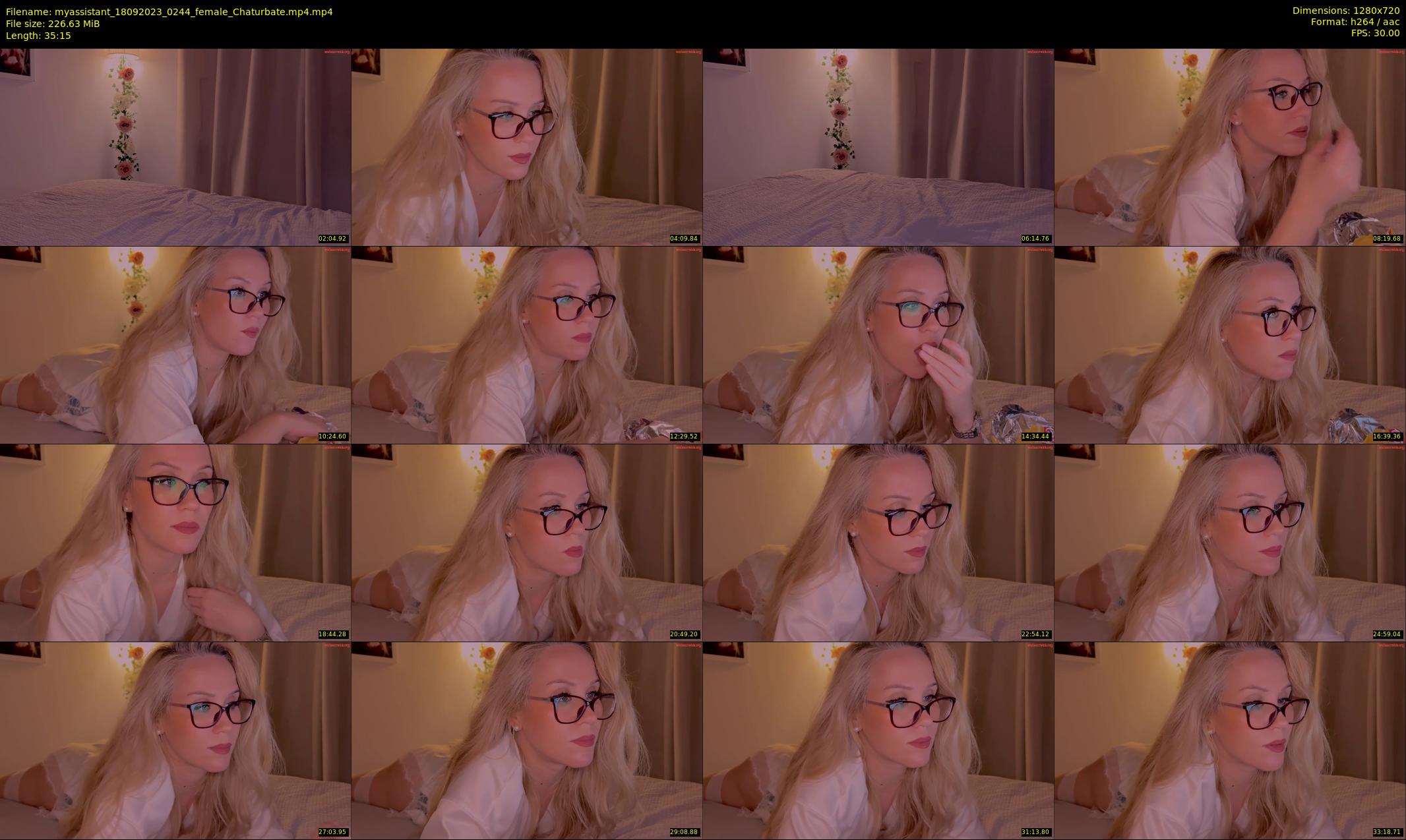 myassistant — 36 minute Chaturbate female cam show recording, 720p, Sep 18, 2023