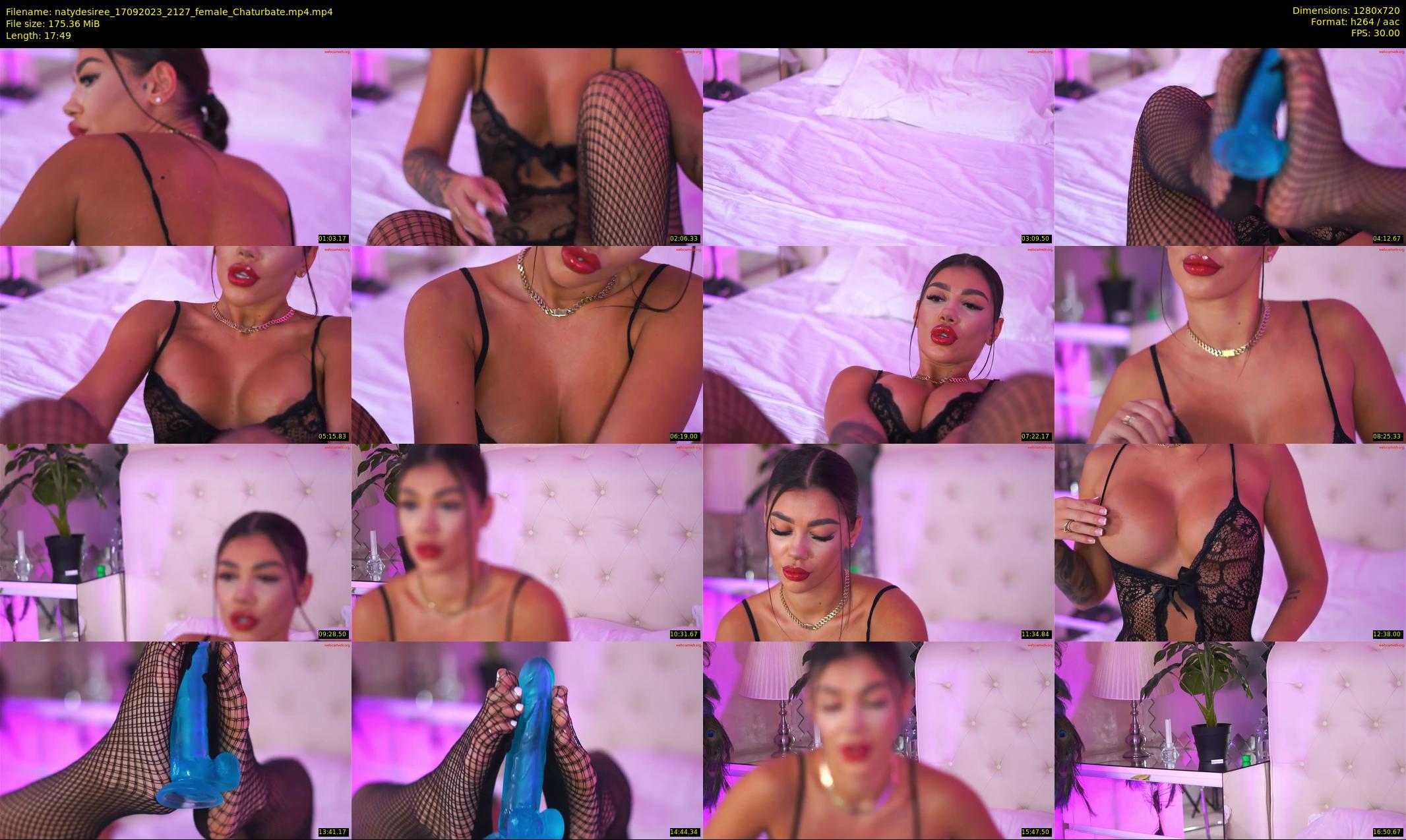 natydesiree — 18 minute Chaturbate female cam show recording, 720p, Sep 17, 2023